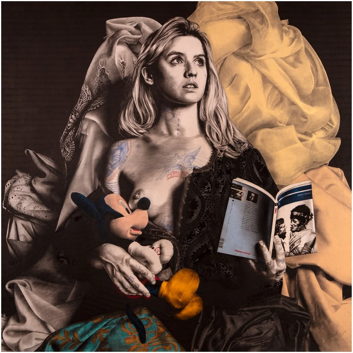 La vergine del latte Calígula by Gabriel Moreno