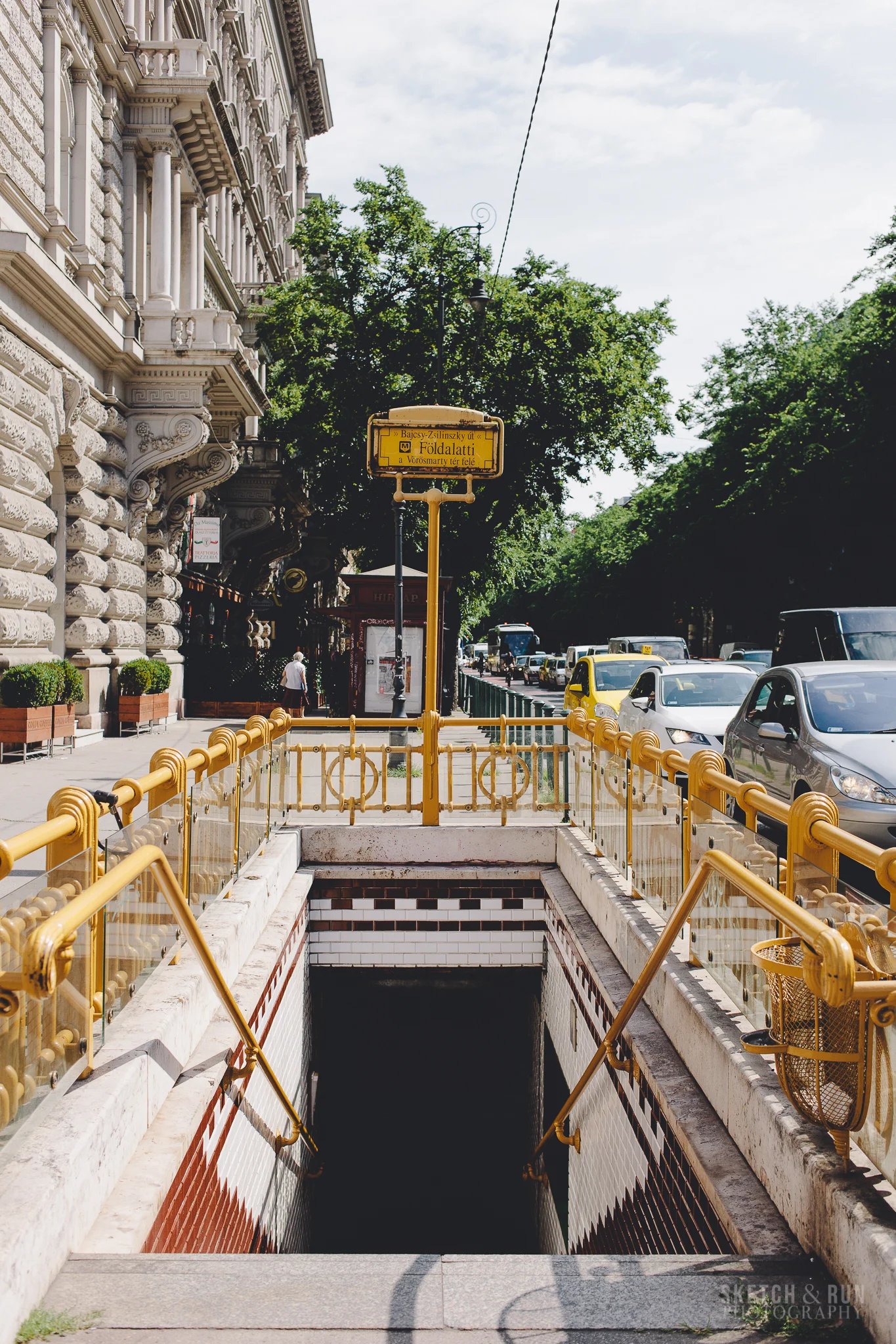 Andrassy Avenue, Budapest, Hungary, Train Station, Street photography