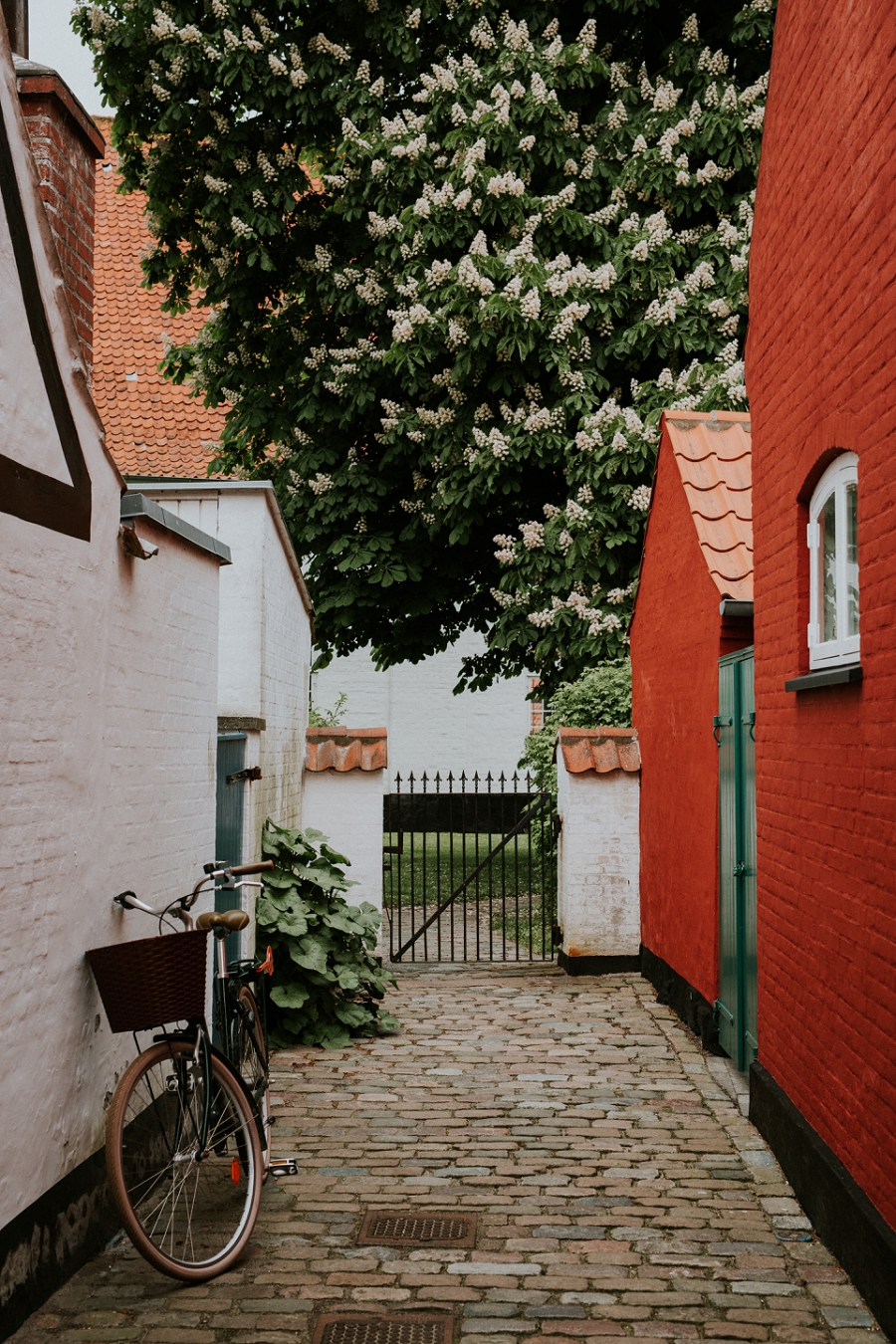 Bicycle in old town | world's most romantic wedding destinations | Danish Island Weddings
