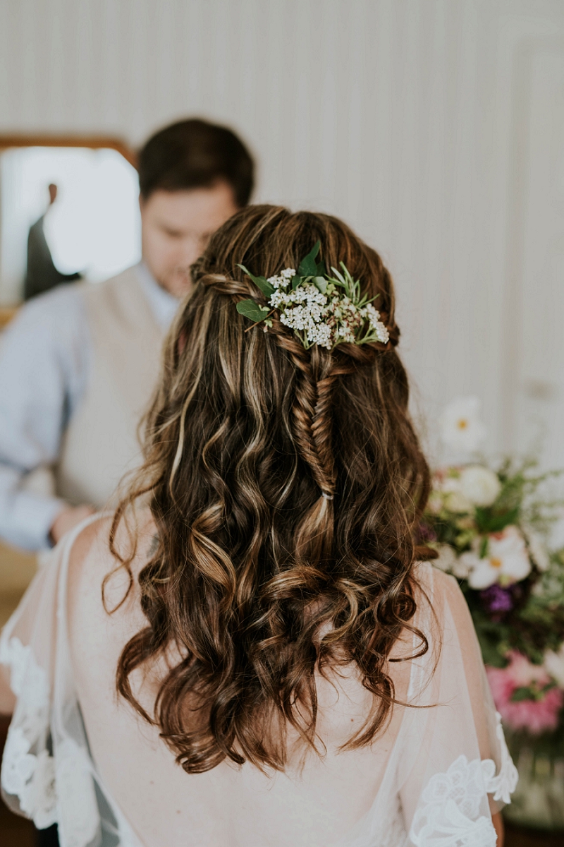 Braided bridal hair-do | hair and makeup for brides | full-service destination wedding | get married in Denmark | Aero Island | Danish Island Weddings | Denmark wedding planners and venue