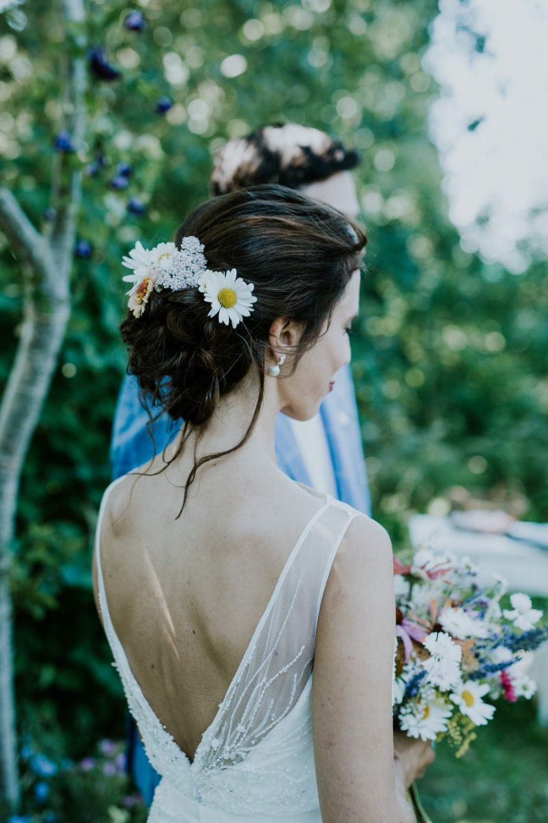 relaxed bridal hair-do | hair and makeup for brides | full-service destination wedding | get married in Denmark | Aero Island | Danish Island Weddings | Denmark wedding planners and venue