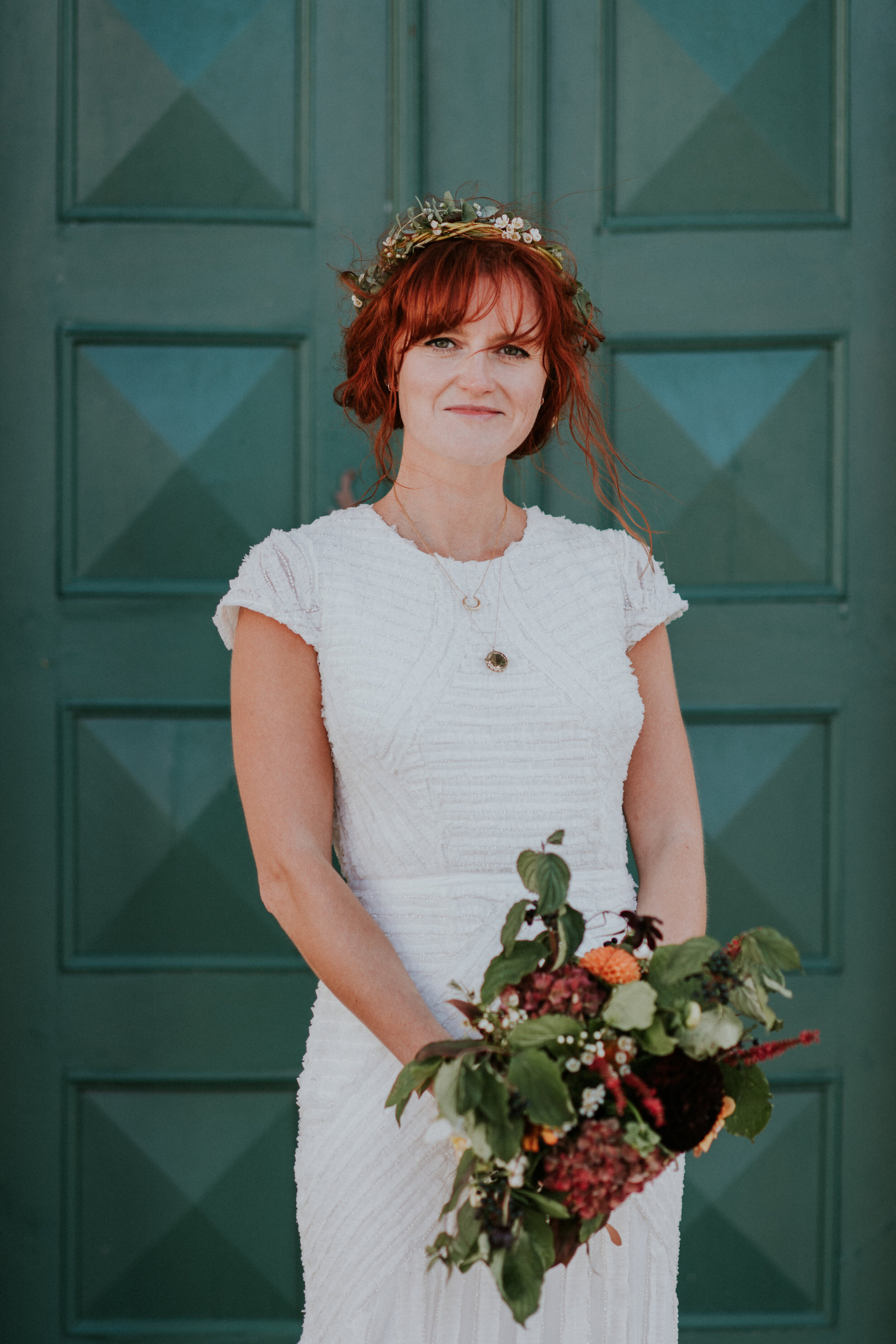 Red bridal hair | hair and makeup for brides | full-service destination wedding | get married in Denmark | Aero Island | Danish Island Weddings | Denmark wedding planners and venue