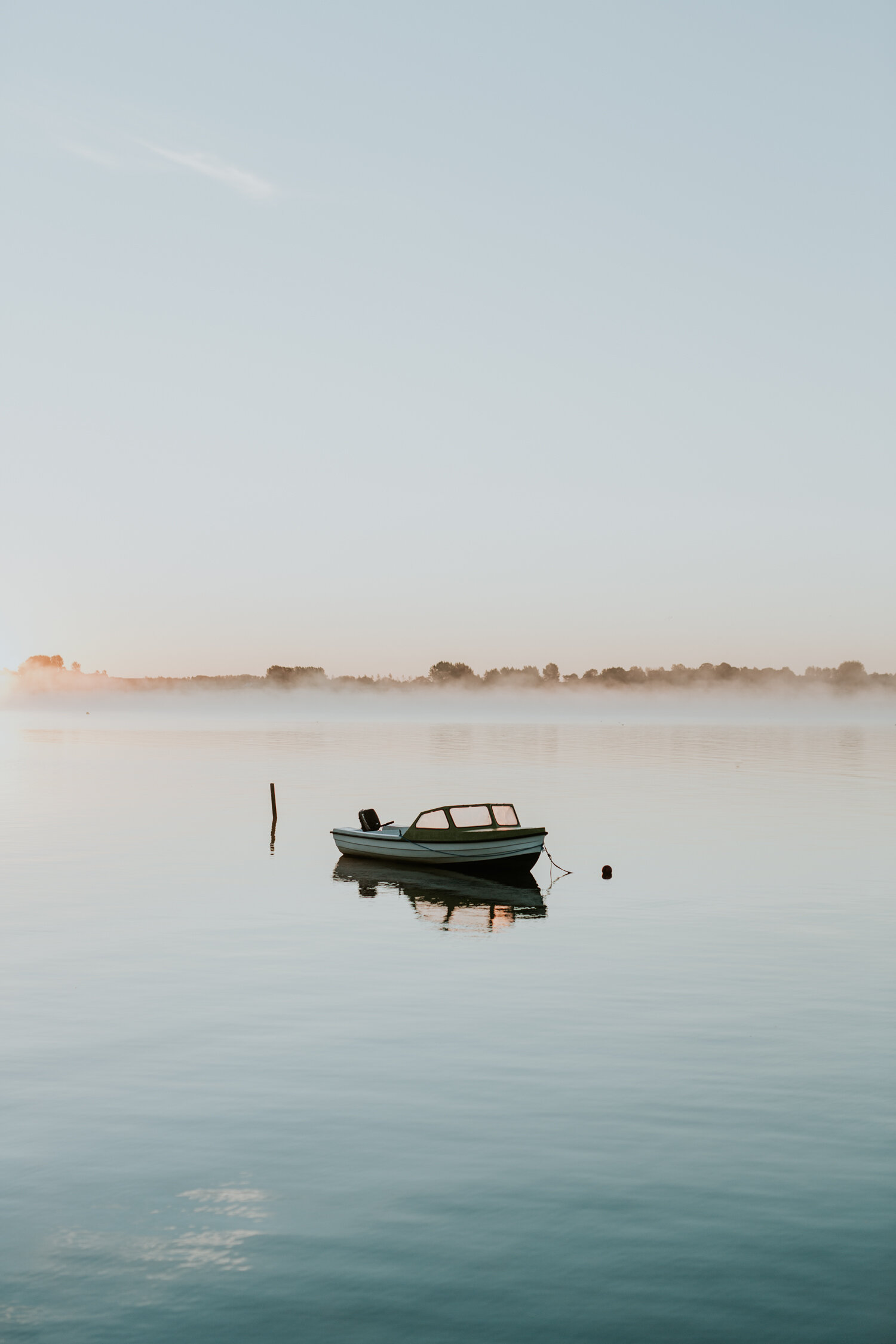 boat on still water | Aero Island, Denmark | Danish Island Weddings