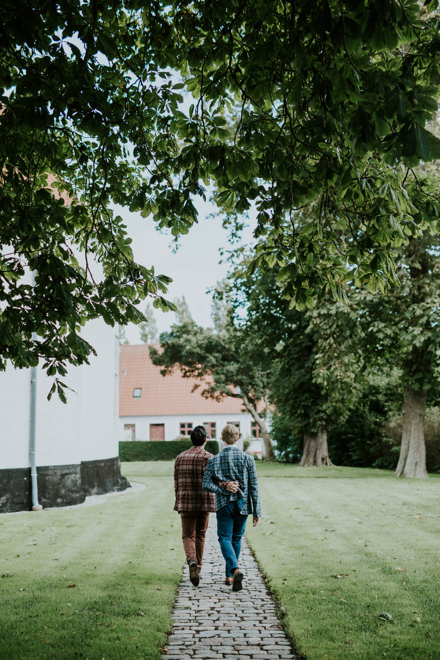 Gay couple on their wedding day | Gay couple getting married in Denmark | lgbtq+ weddings | Denmark wedding venue | Aero Island | Danish Island Weddings | Full service wedding planners