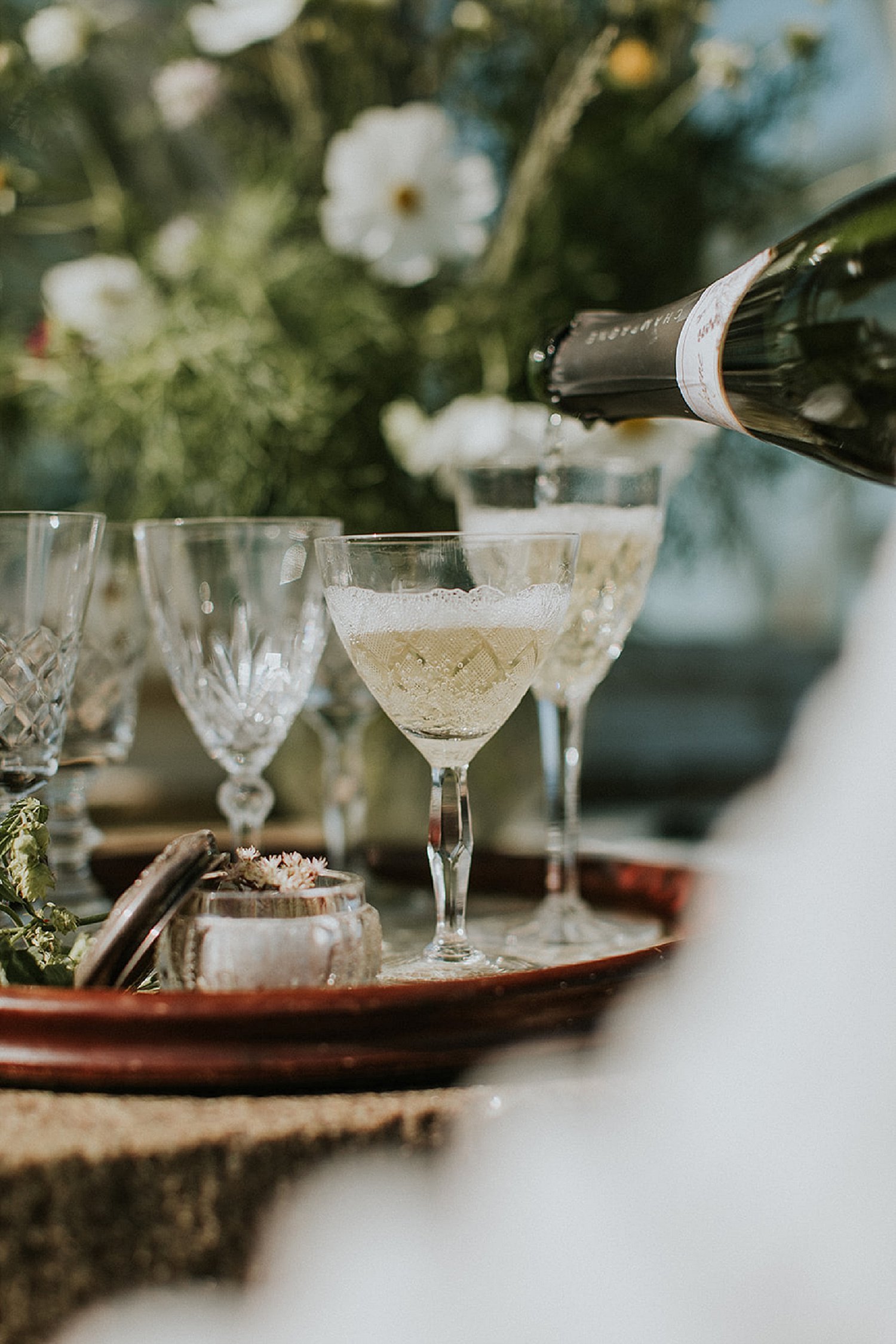 Champagne reception | Danish Island Weddings | Denmark wedding venues