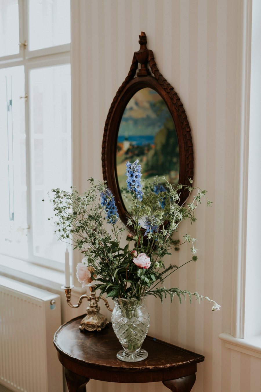 Ceremony decor florals - Danish Island Weddings