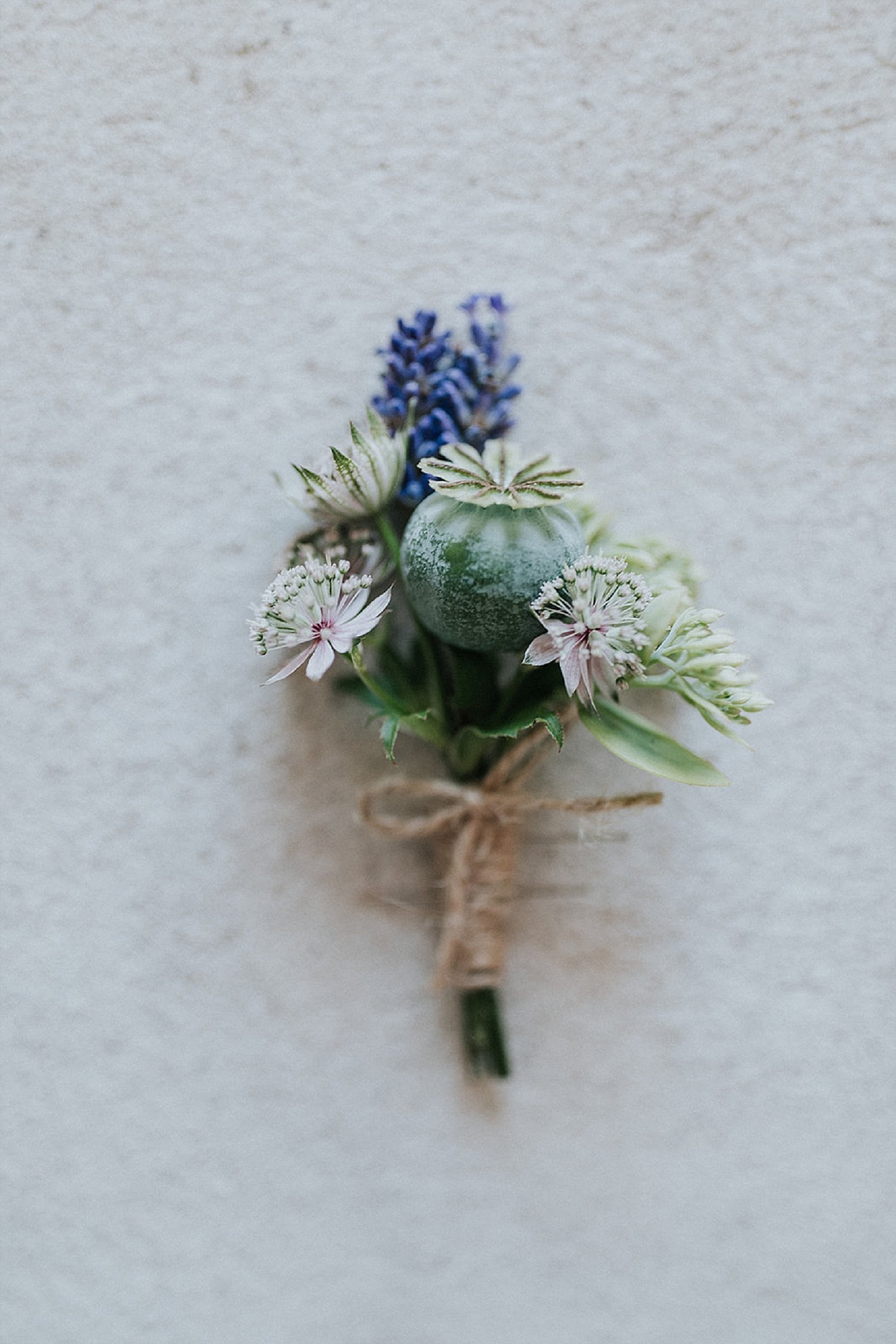 blue and green boutonniere | Get married abroad | Danish Island Weddings | Full service Denmark wedding planners