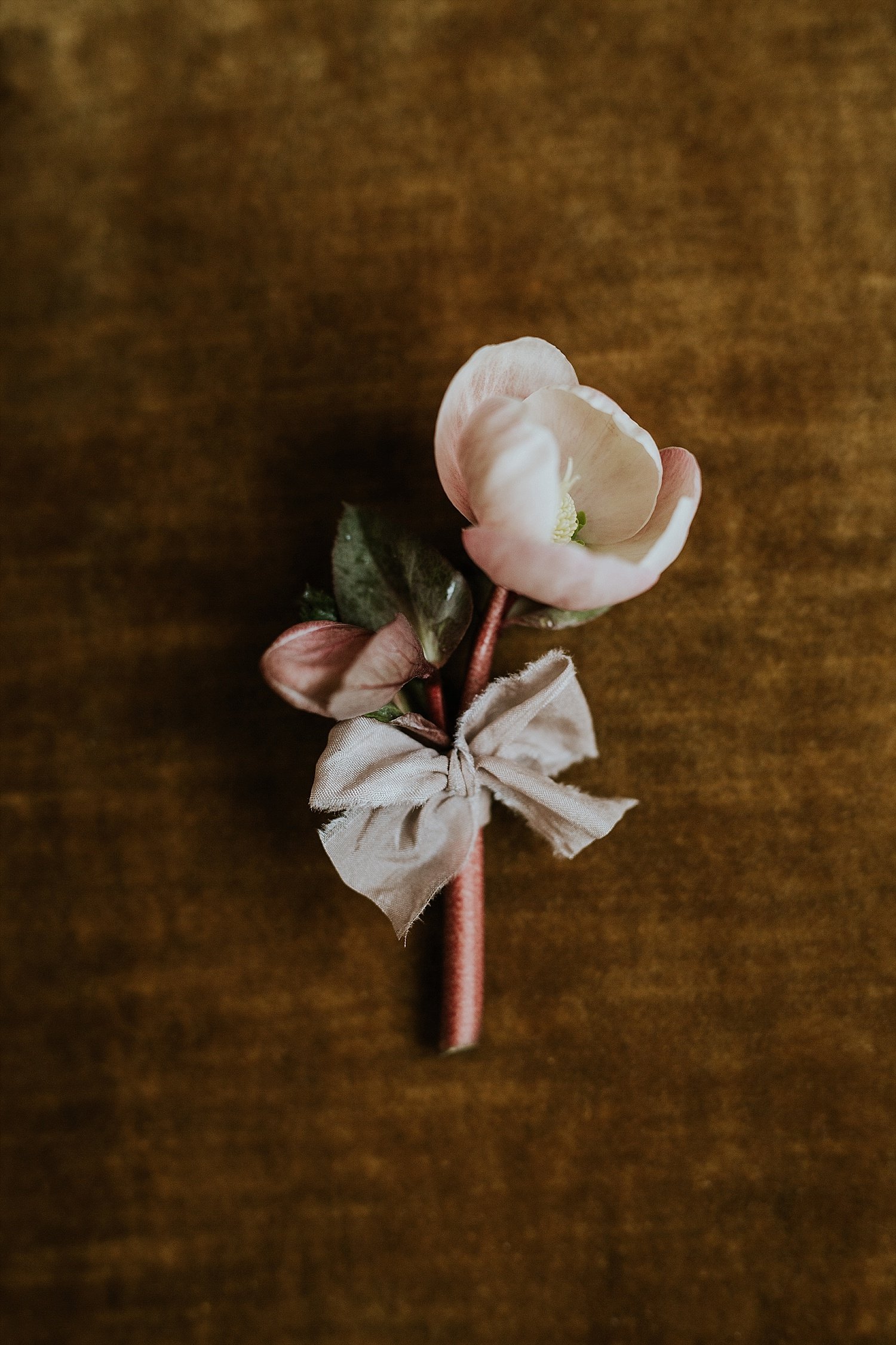 simple muted tone boutonniere for winter wedding | winter wedding flowers | destination wedding | get married in Denmark | Aero Island | Danish Island Weddings