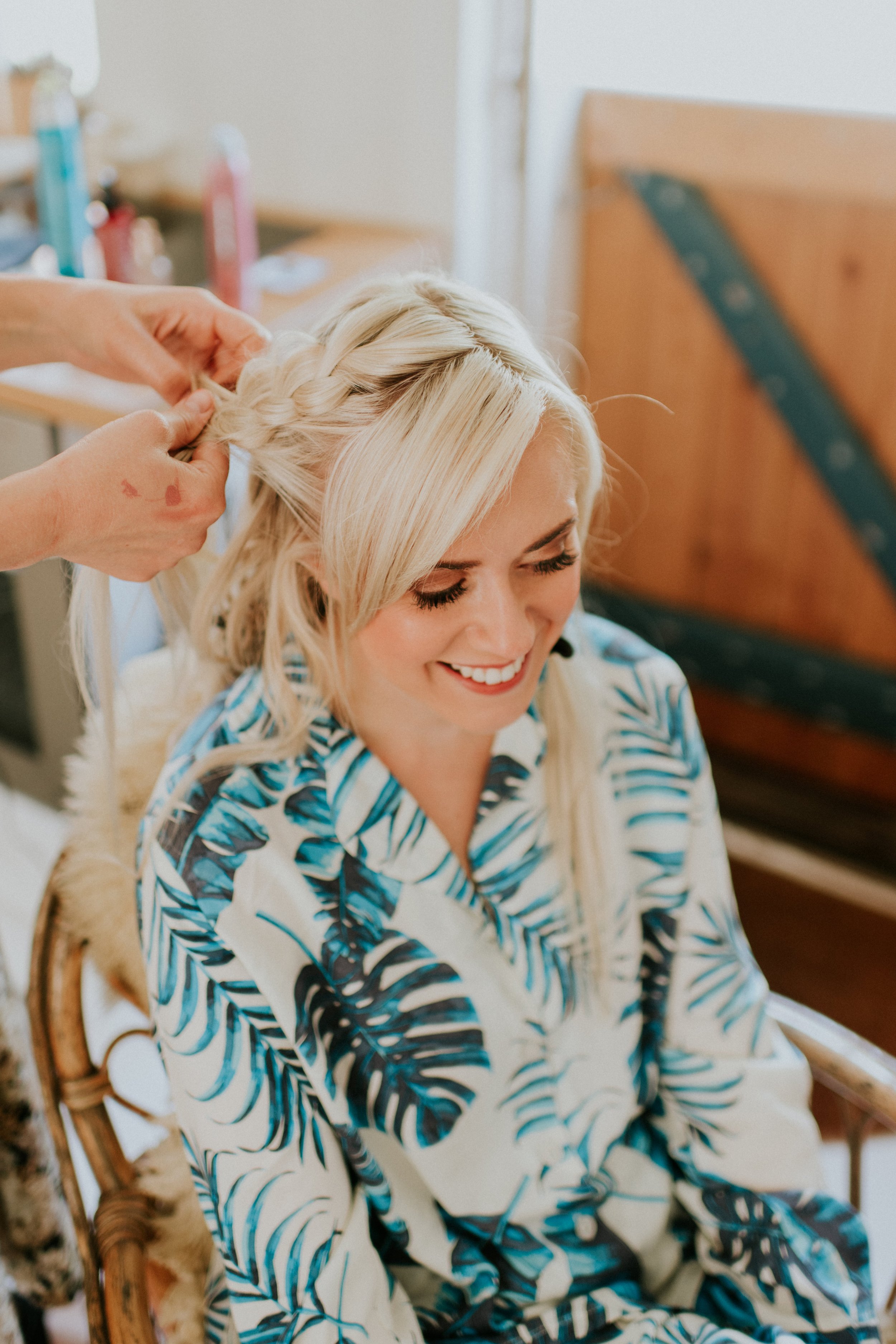 hair and makeup for brides | full-service destination wedding | get married in Denmark | Aero Island | Danish Island Weddings | Denmark wedding planners and venue