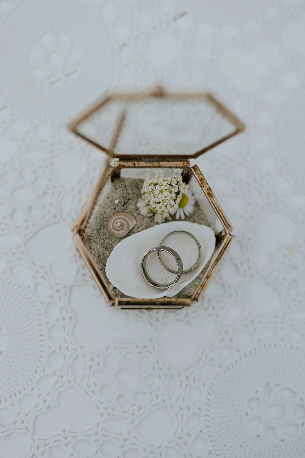 Danish Beach Wedding Rings