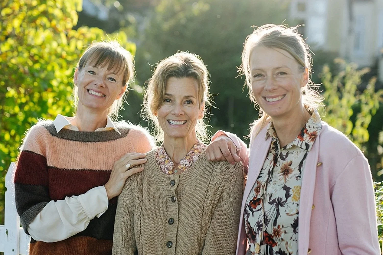 The Badino sisters, Louise, Anna, and Yuki, the expert wedding planners behind Danish Island Weddings on Aeroe Island