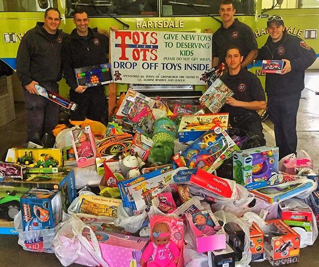 We would like to thank everyone who donated Toys for Tots at your local Greenburgh Fire Stations - A special thank you goes out to Exquisite Tile &amp; Design for donating several truck loads of toys. The toys will go long way to making less fortunat