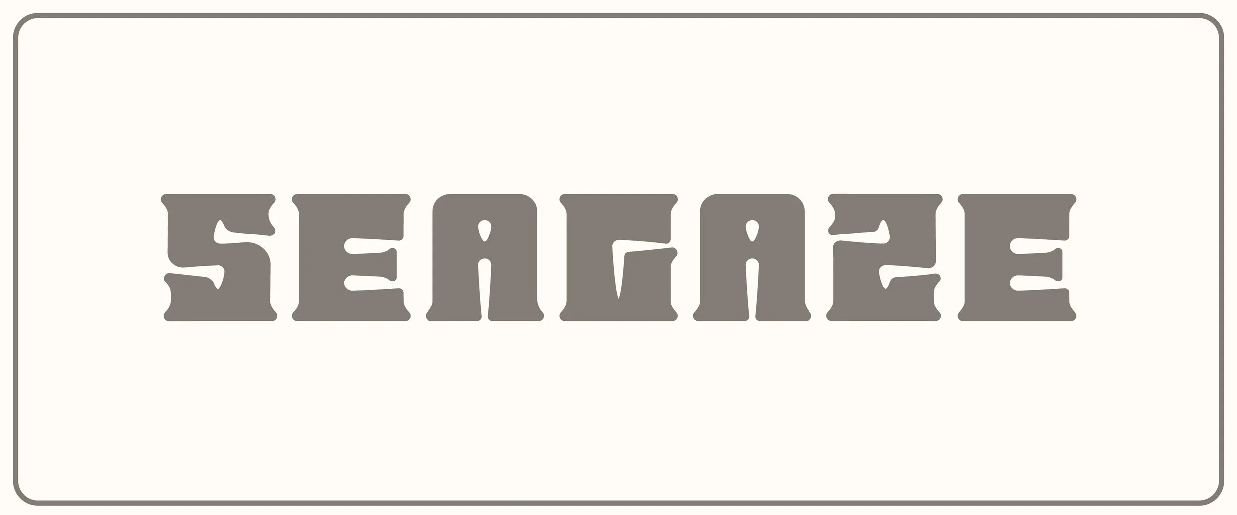 Seagaze Typeface