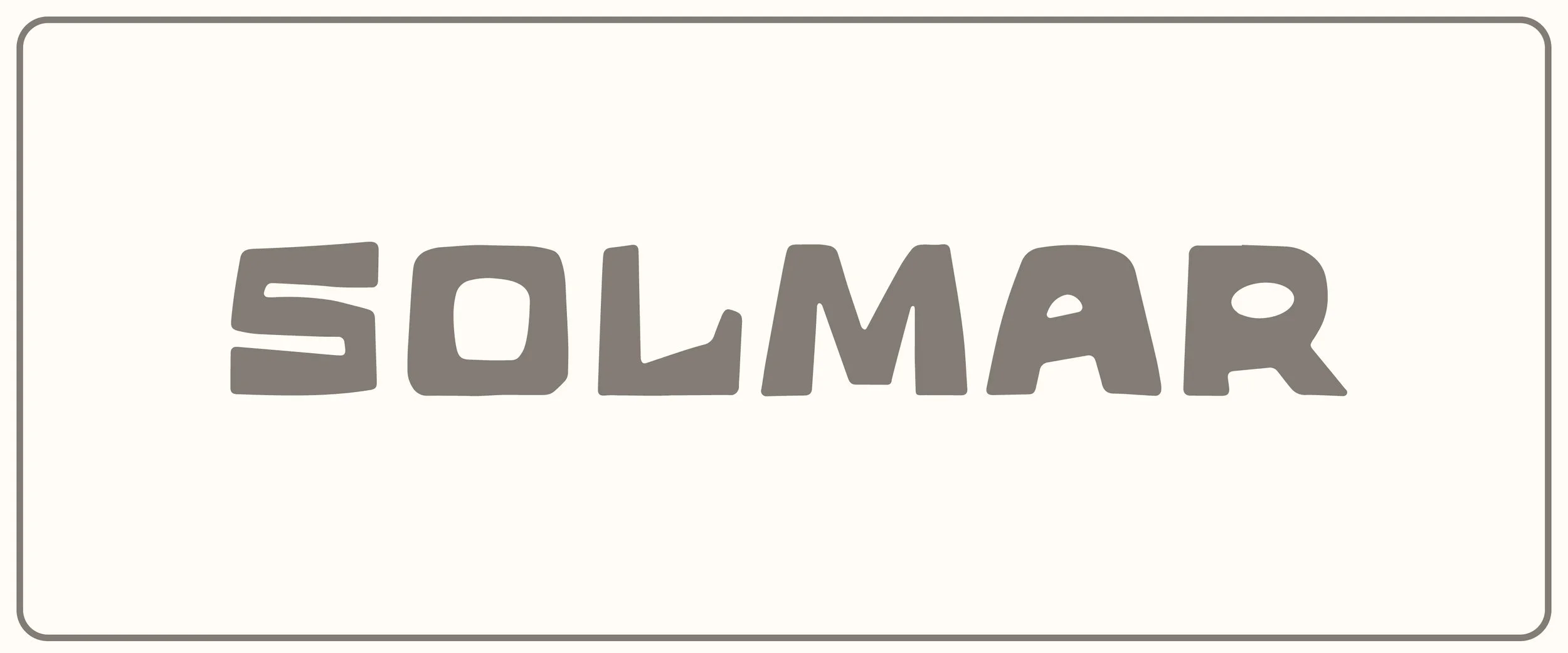 Solmar Typeface