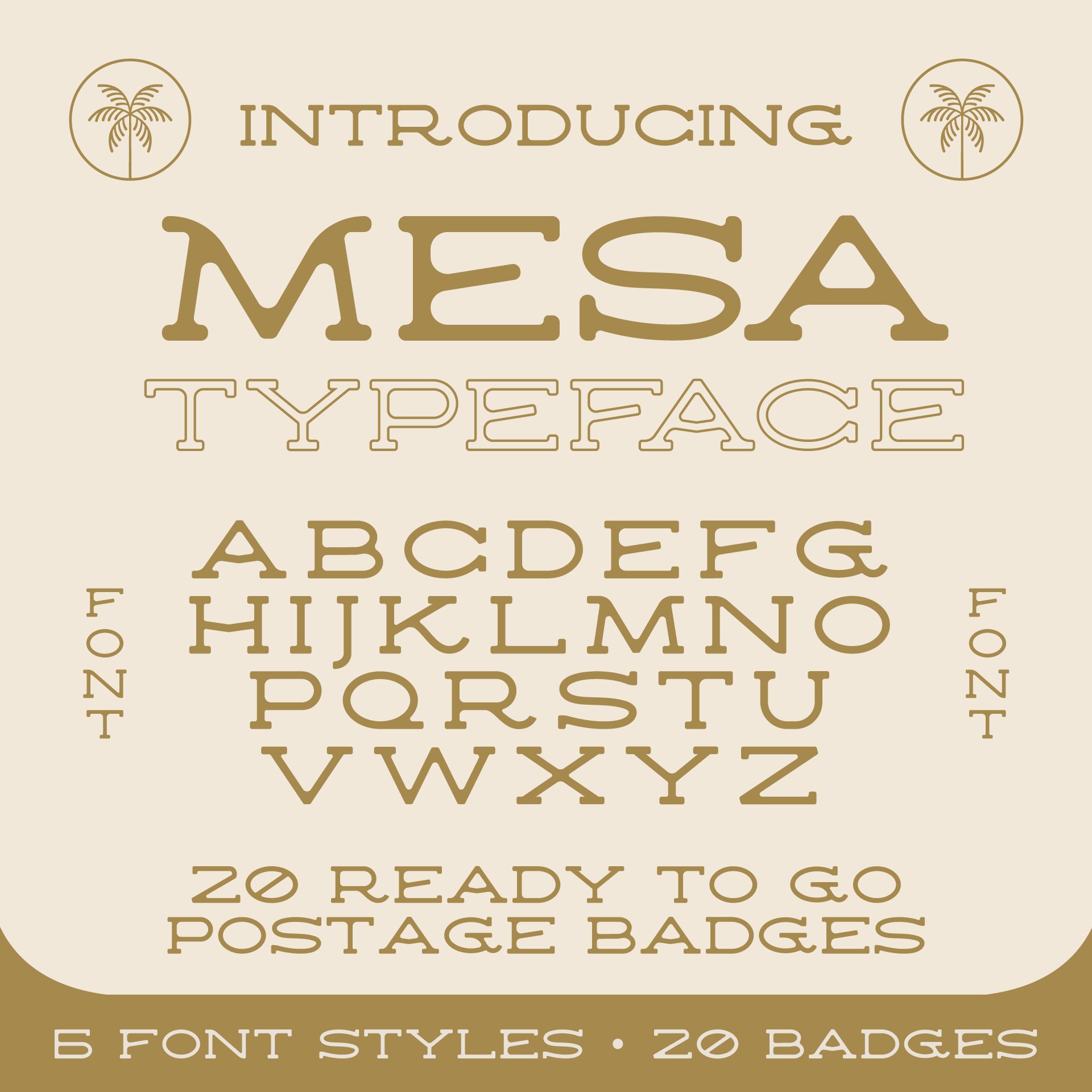 Mesa Typeface