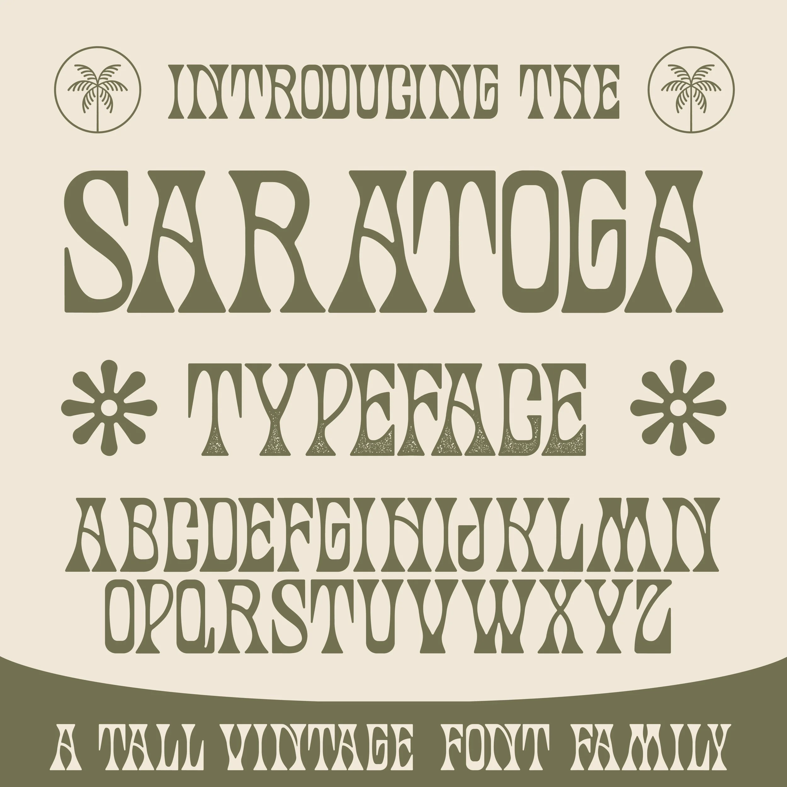 Saratoga Typeface