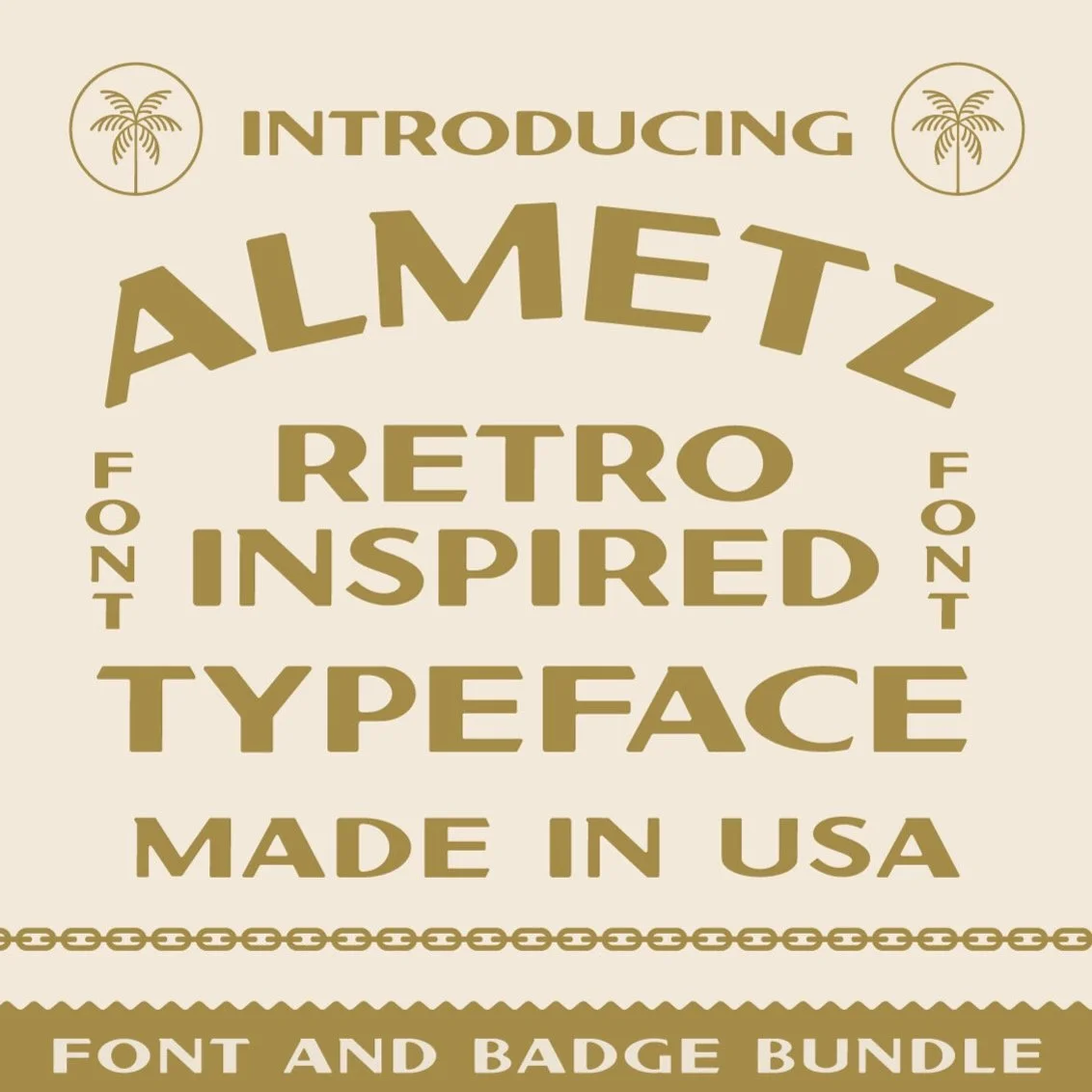 Almetz Typeface