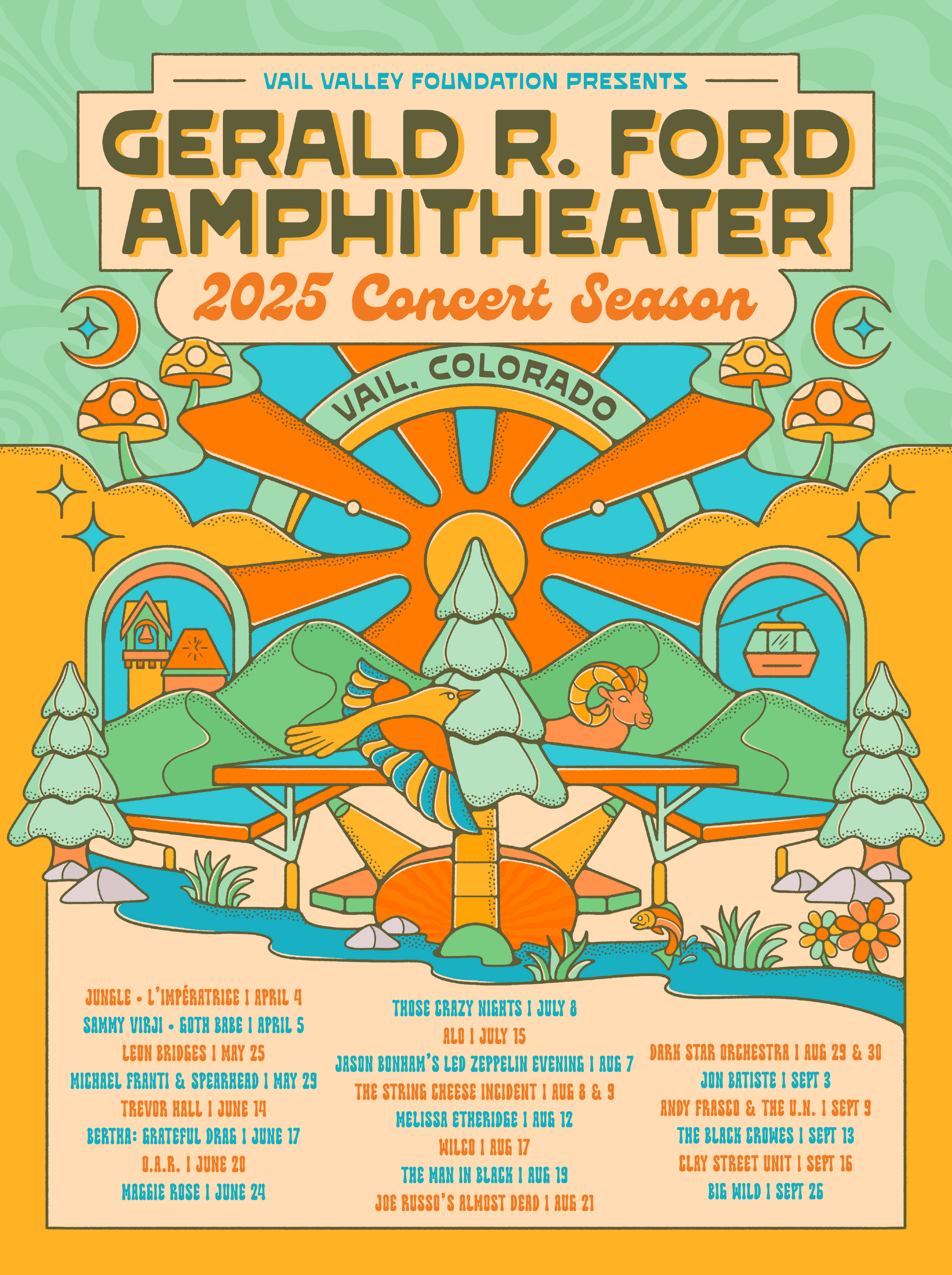 Gerald R. Ford Amphitheater-2025 Concert Season Poster-Pinterest-Nienowbrand.png