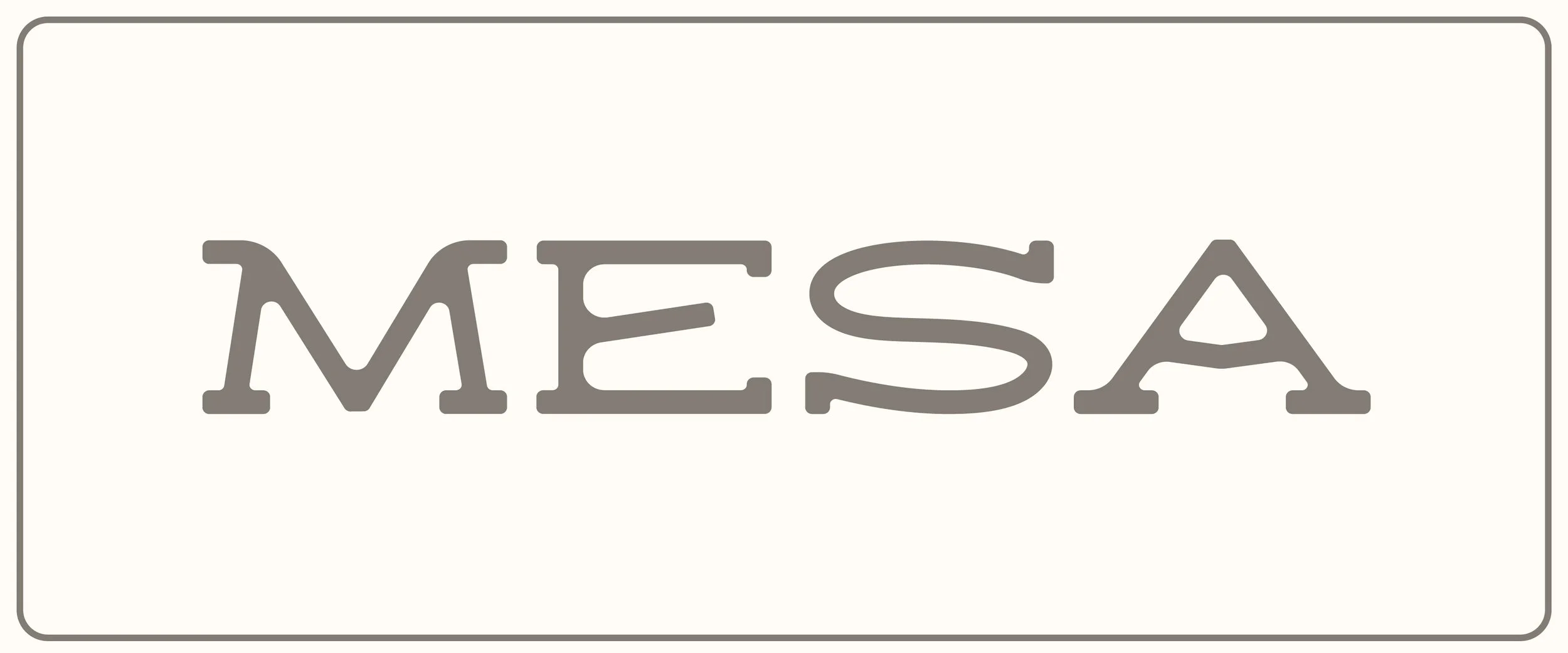 Mesa Typeface