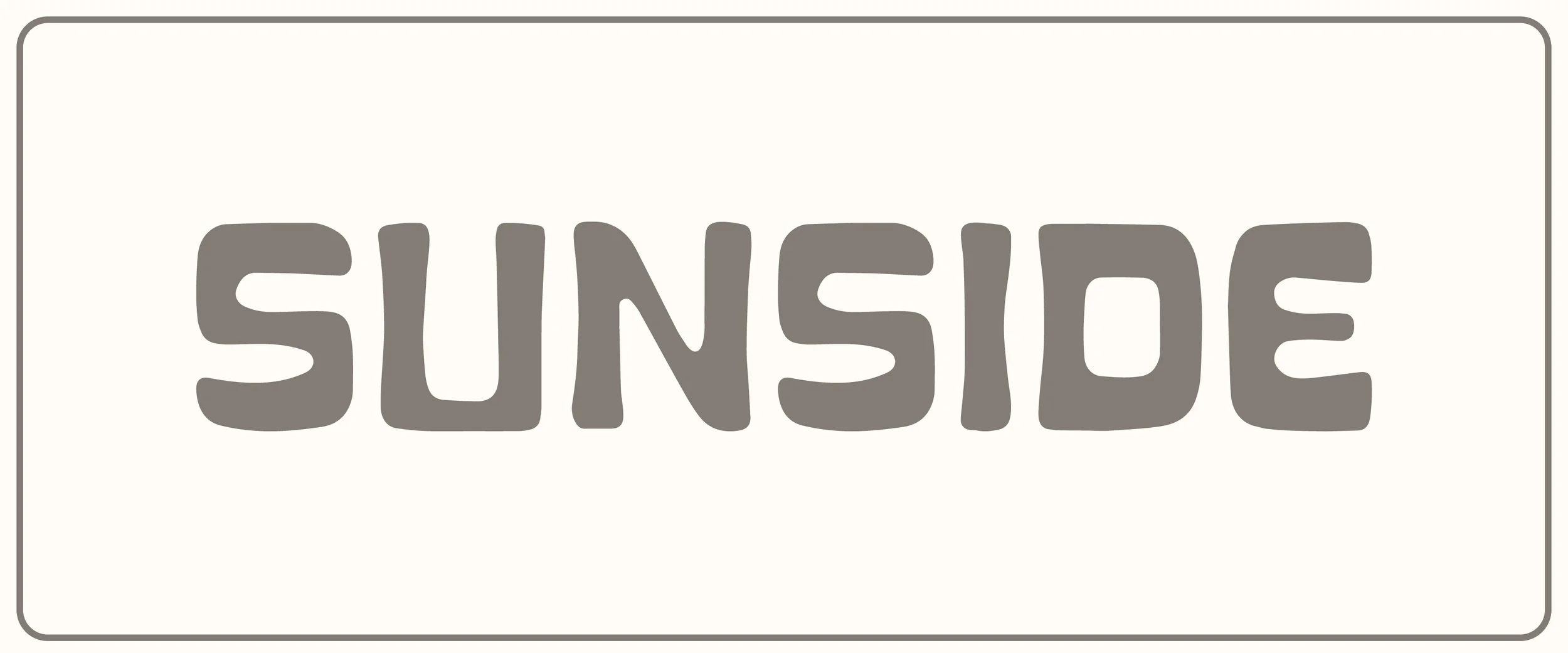 Sunside Typeface