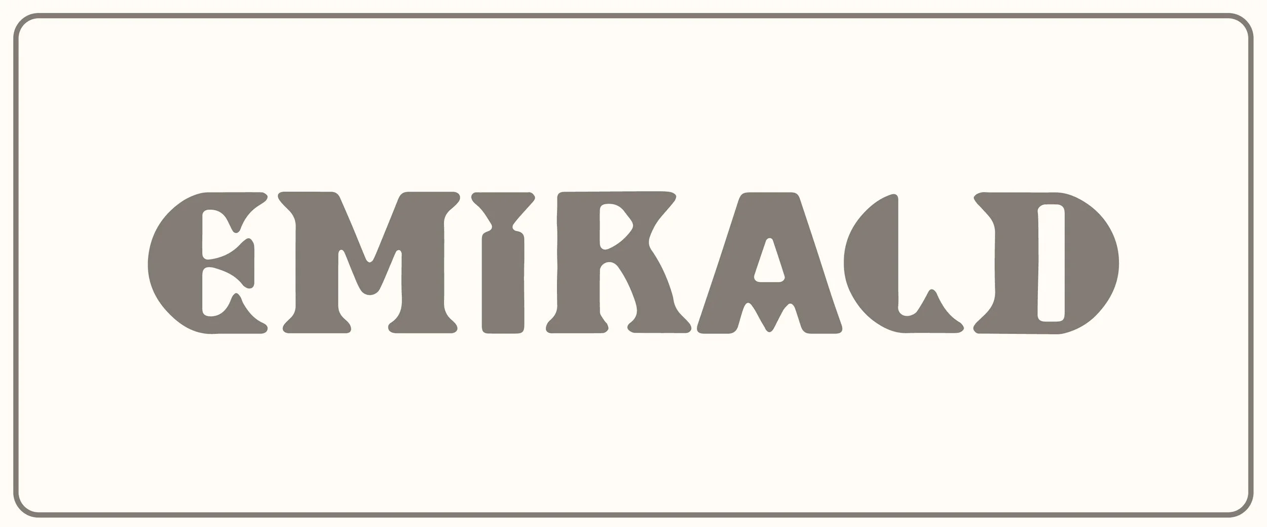 Emirald Typeface