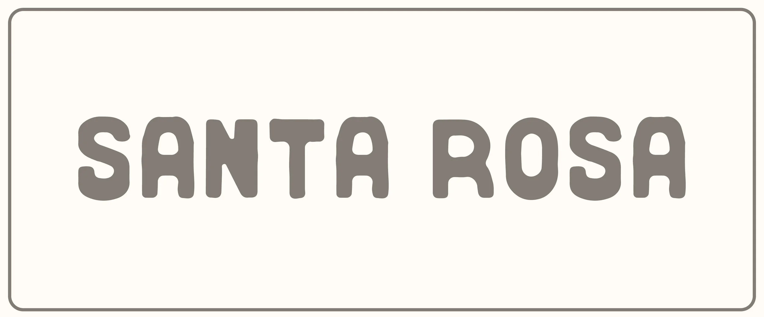 Santa Rosa Typeface