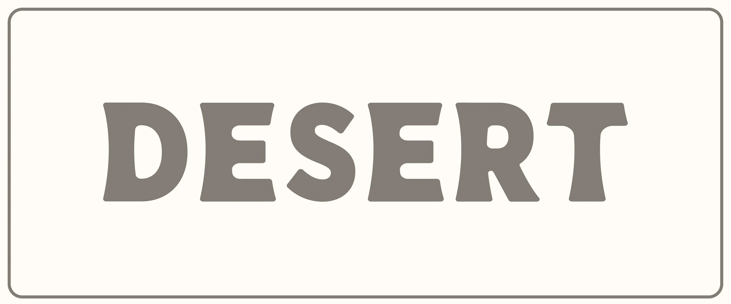 Desert Display Typeface
