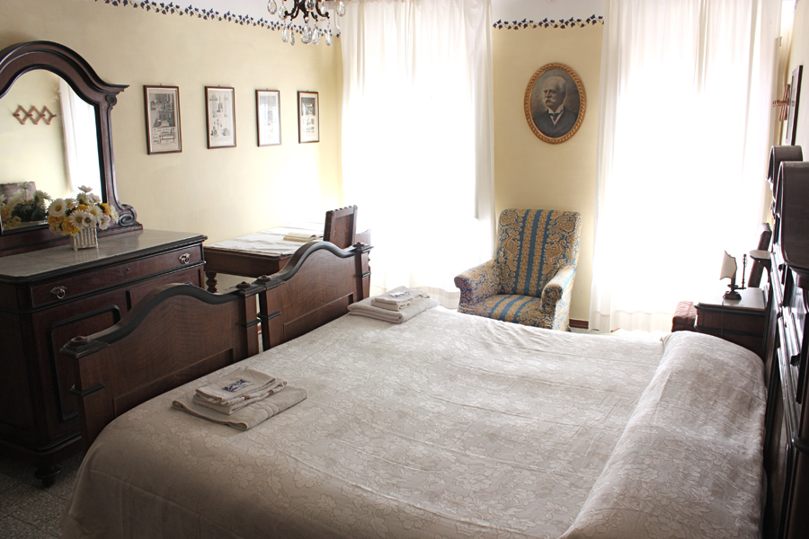 La stanza da letto della "Casa del Conte"Nella tenuta della Fattoria.