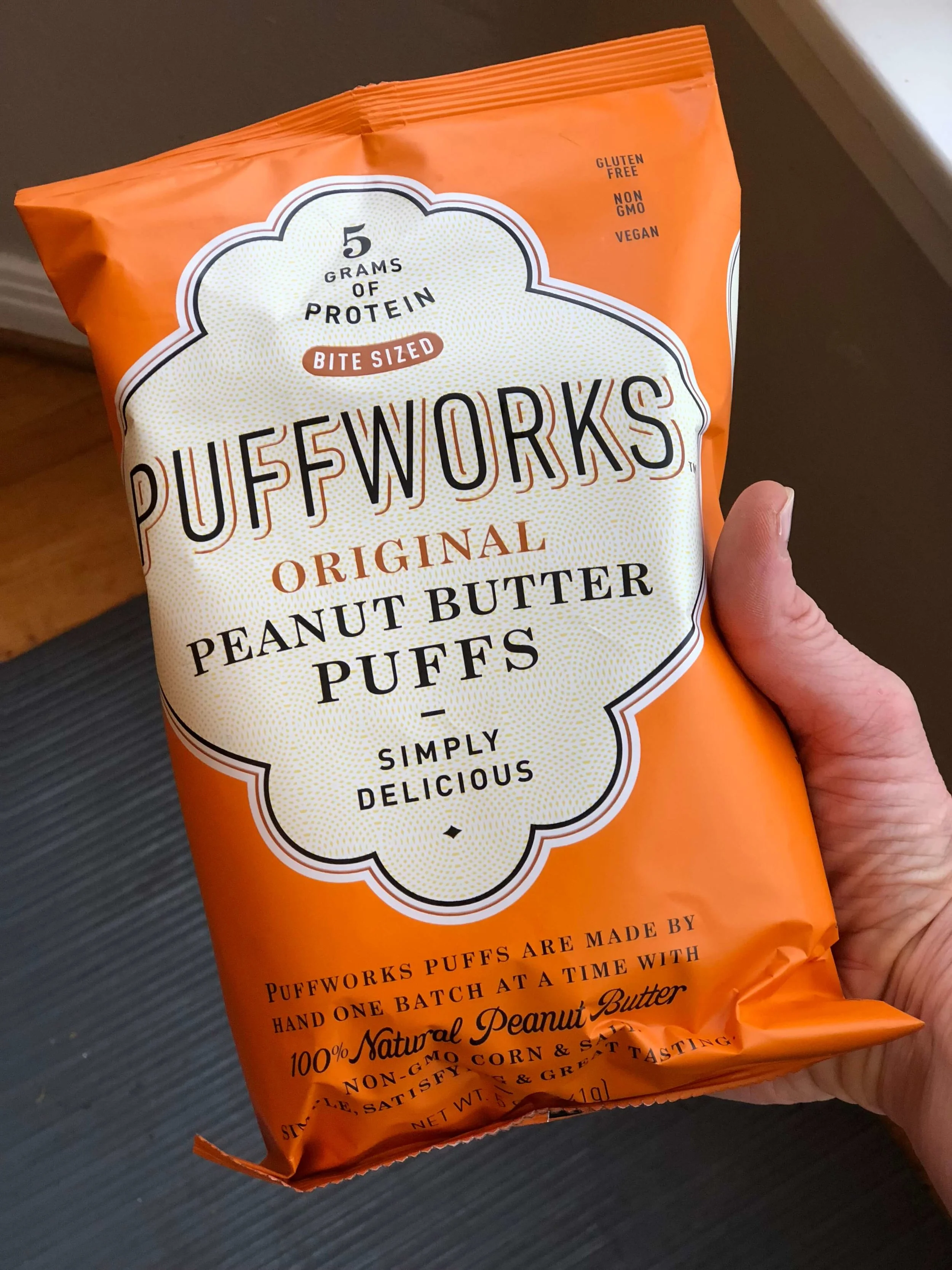 puffworks baby peanut butter puffs