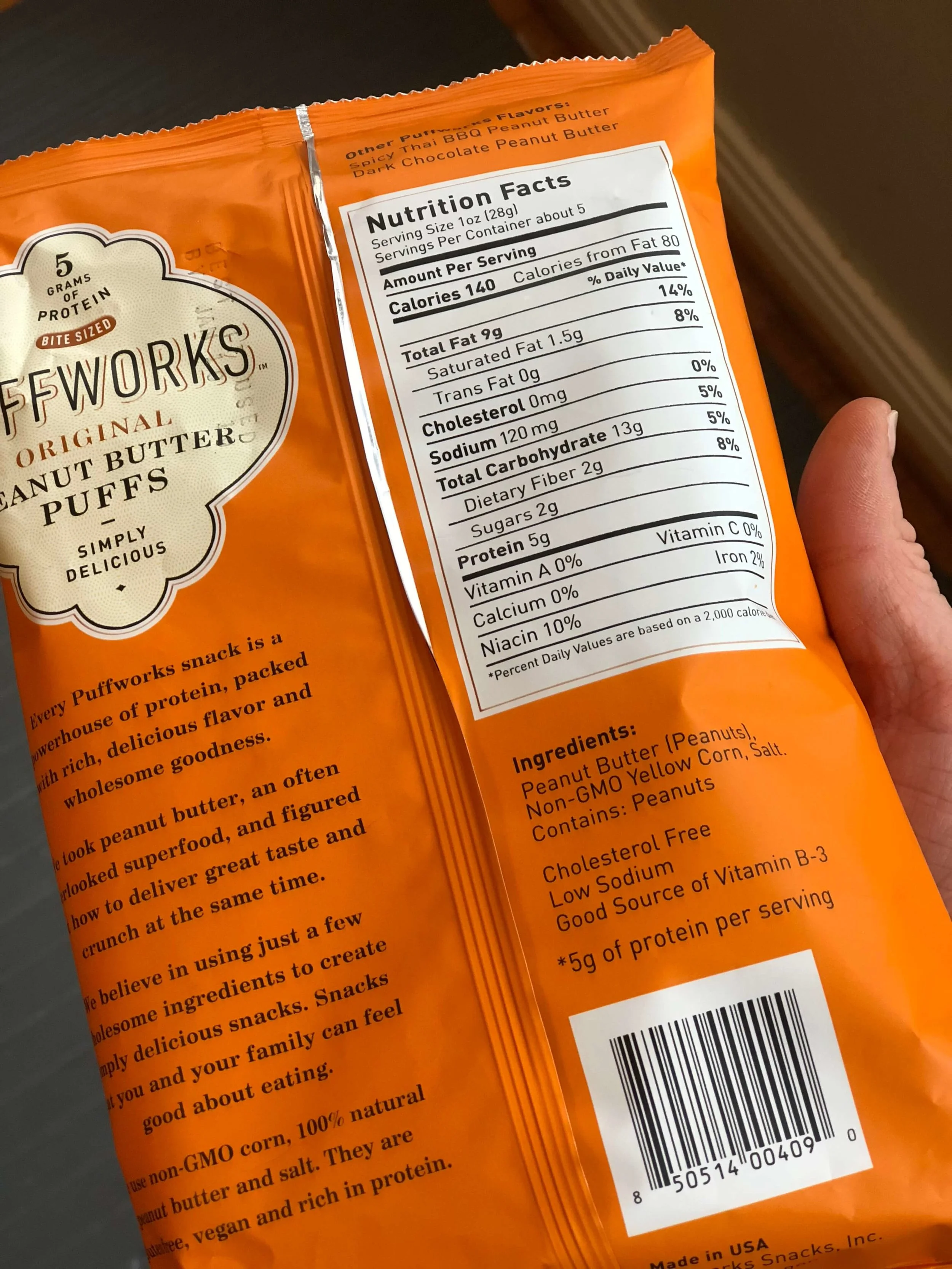 puffworks baby peanut butter puffs