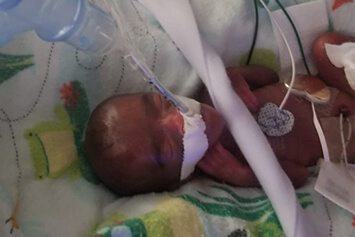 Baby Saybie at Sharp Mary Birch Hospital