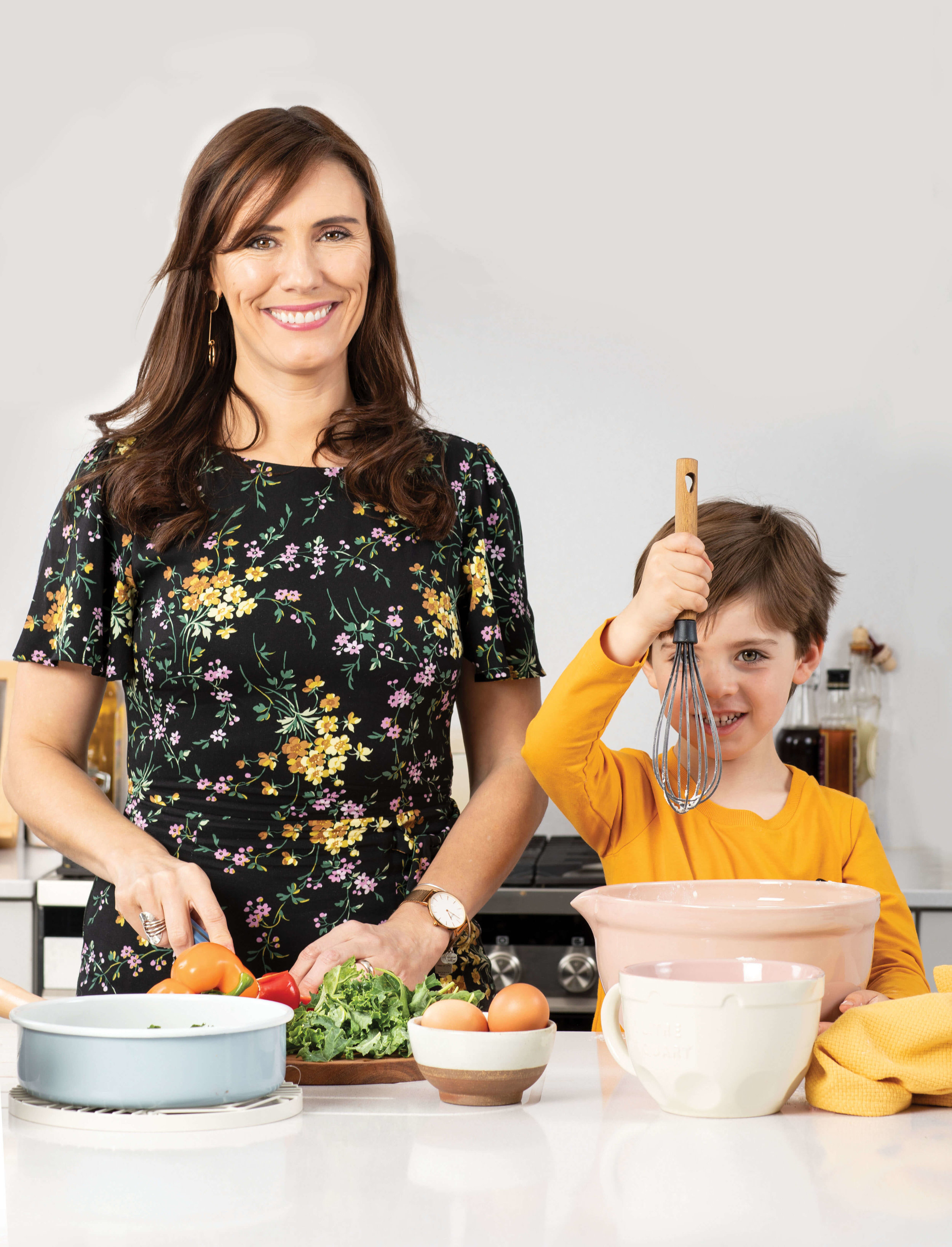 Author Aileen Cox Blundell with her son Oscar