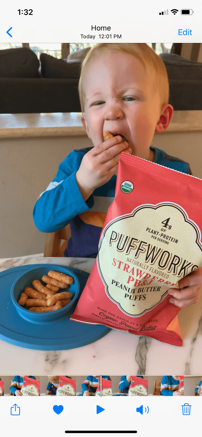 best peanut butter puffs for babies