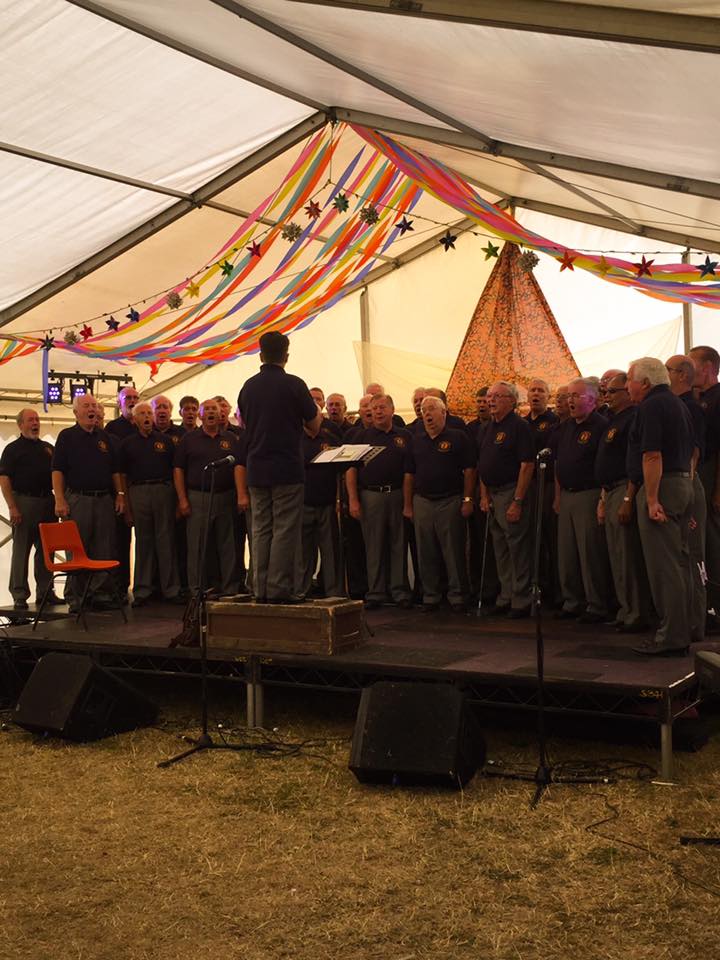Northampton Male Voice Choir at Northampton Umbrella Fair 2016 http://www.nmvc.co.uk/