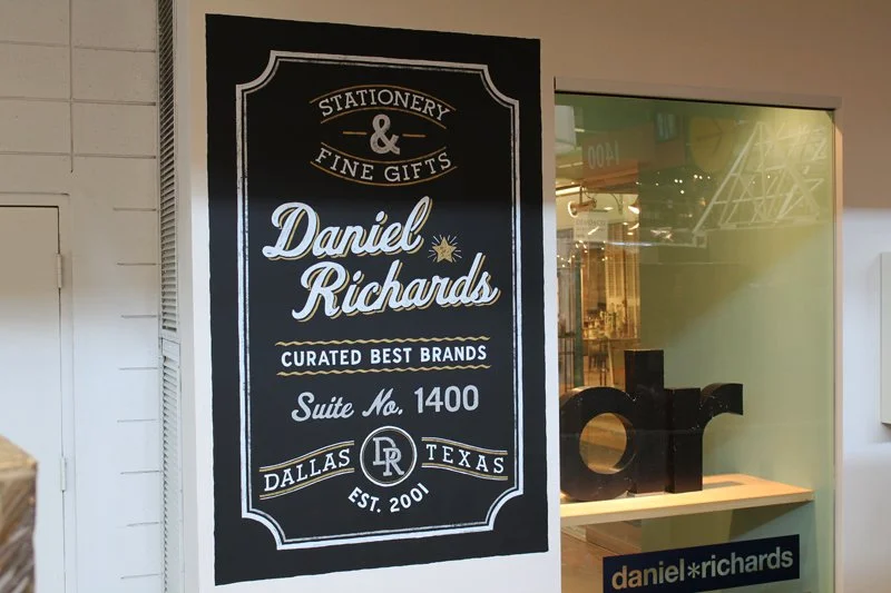 Sign Painting: Dallas Daniel Richards Dallas Market Center