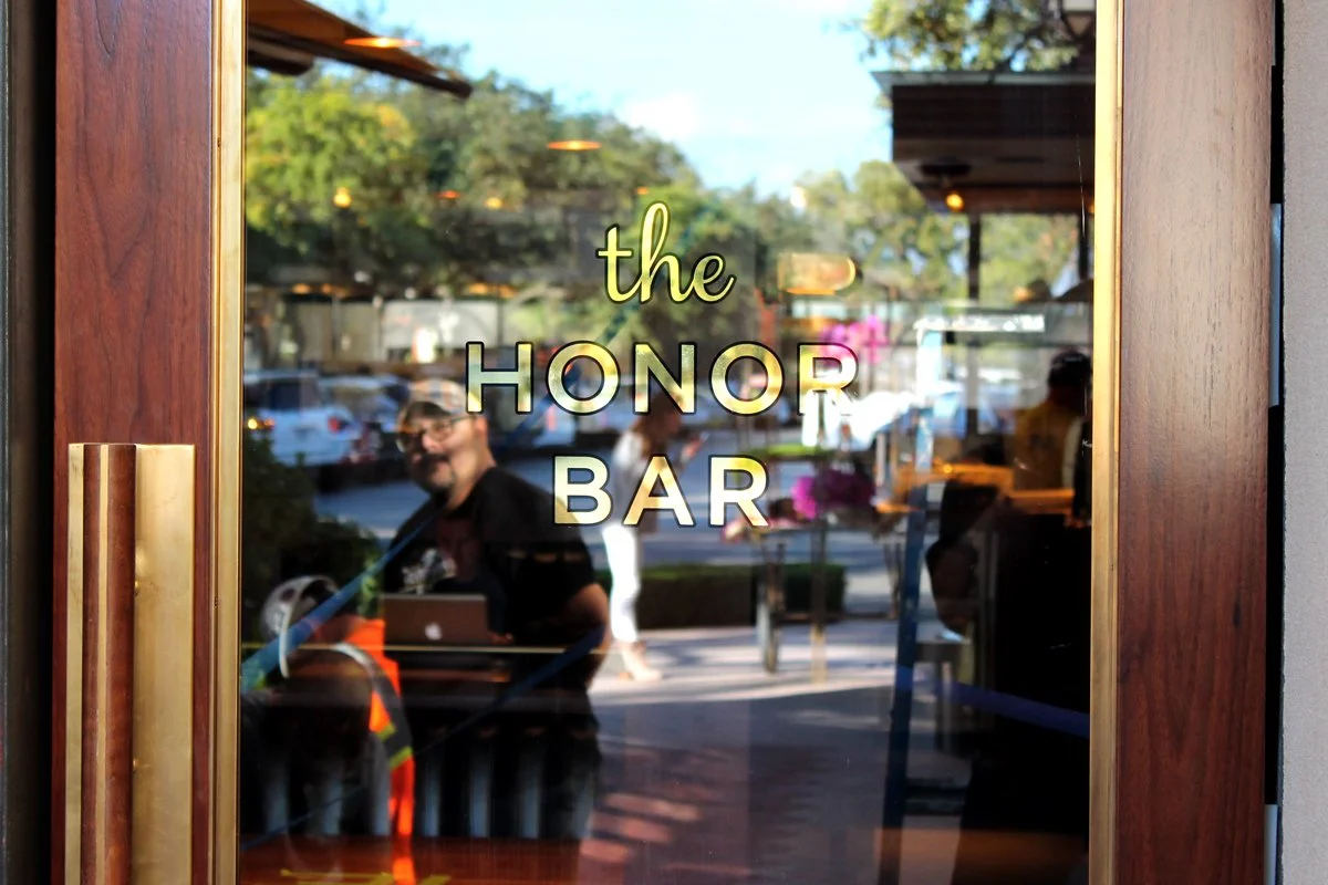 Gold Leaf Signs: Honor Bar Dallas
