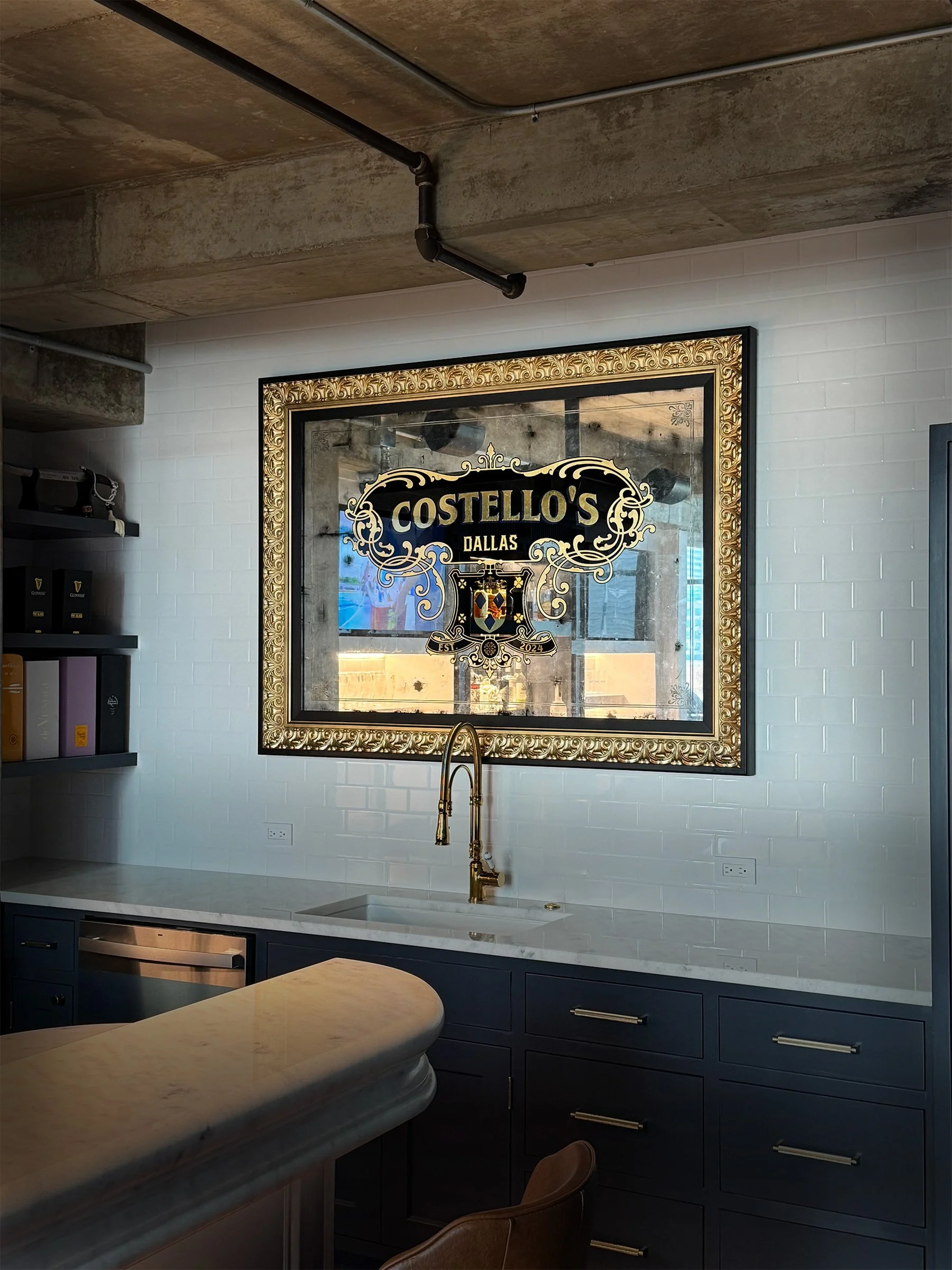 Custom Mirror: Costello's Dallas