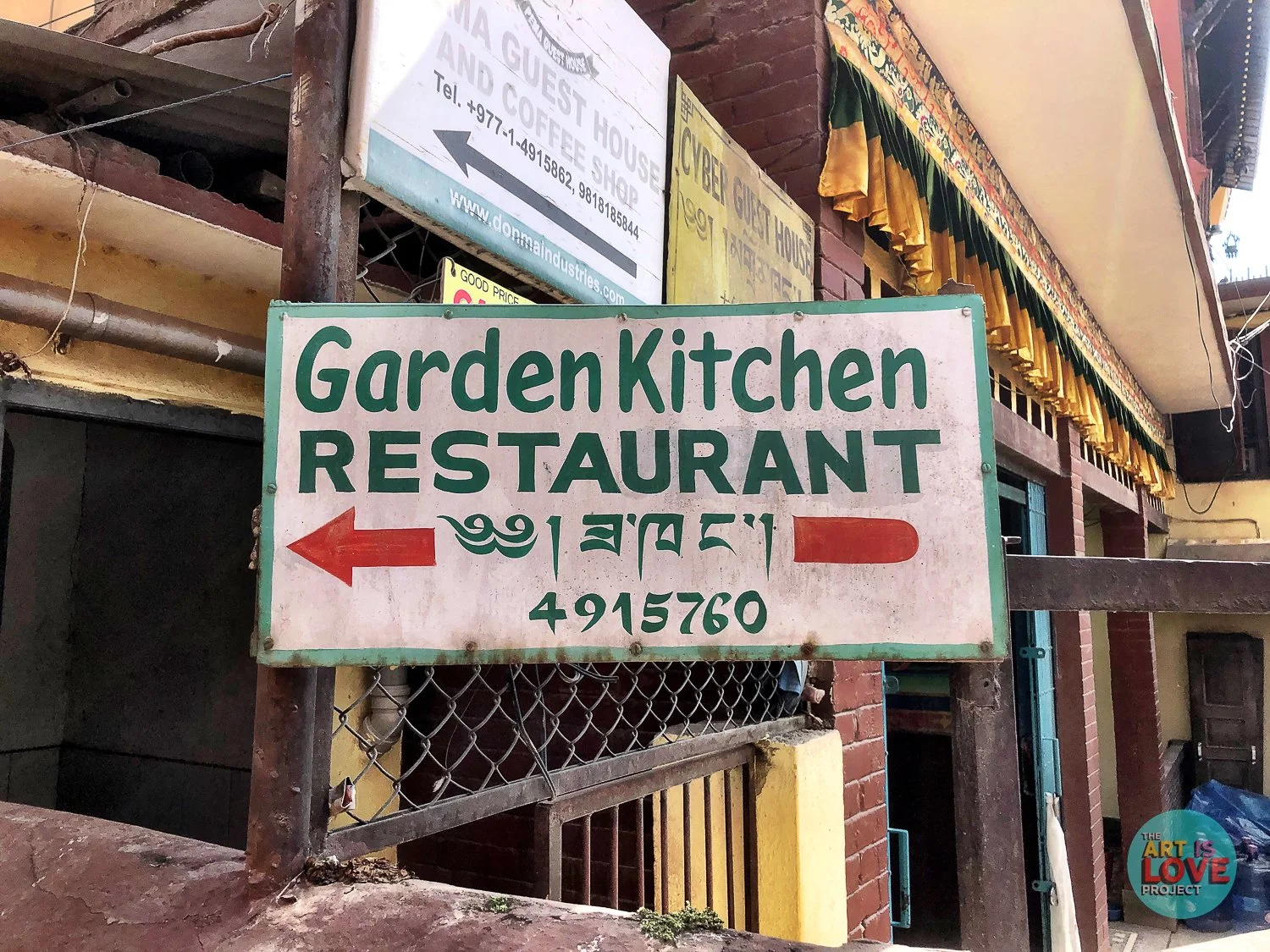 Hand Painted Signs in Kathmandu