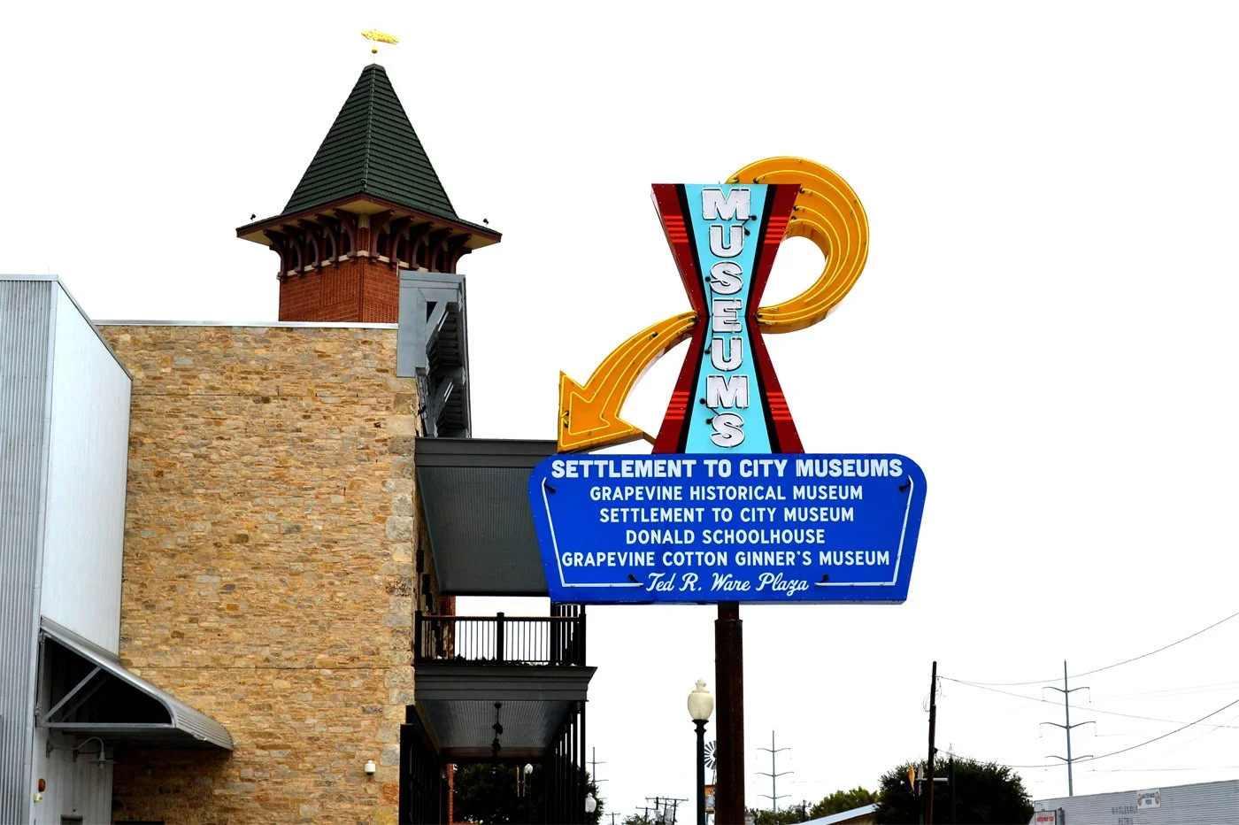 Sign Painting &amp; Design: City of Grapevine Museums