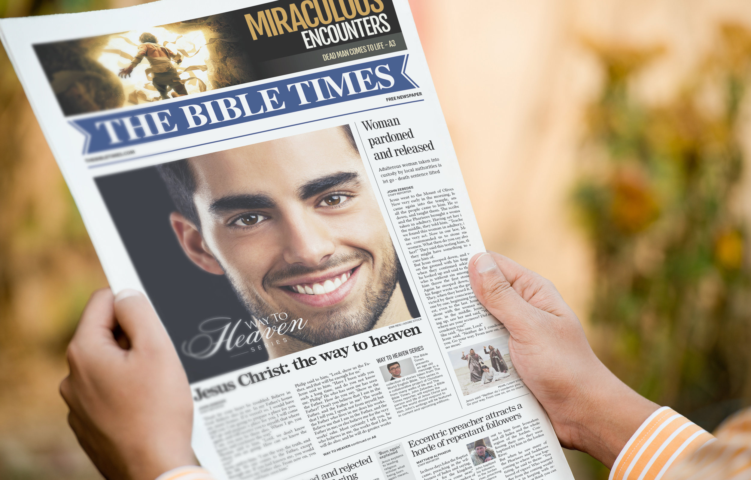 Newspaper template from newspaperdesigners.com