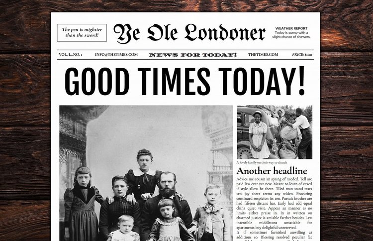 Old Newspaper Article Template from images.squarespace-cdn.com