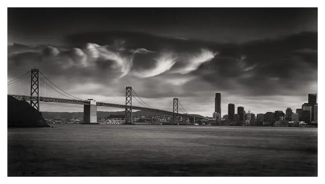 Billowing Clouds over Bay Bridge