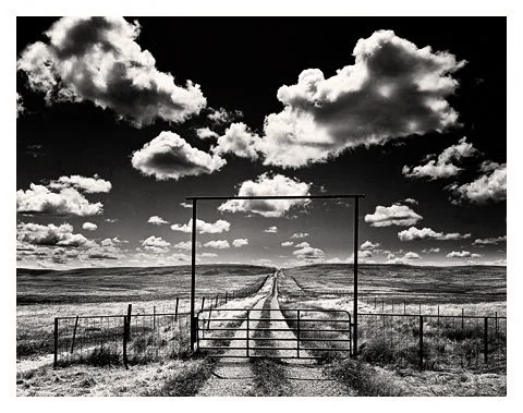 Private Road with Clouds