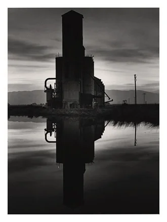 Silos at Night
