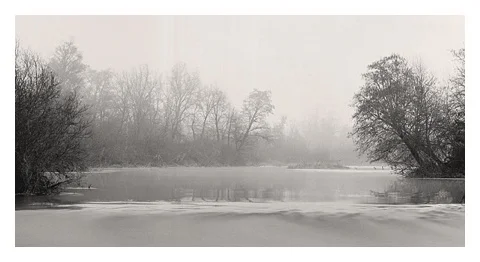 Tuolumne River in Fog