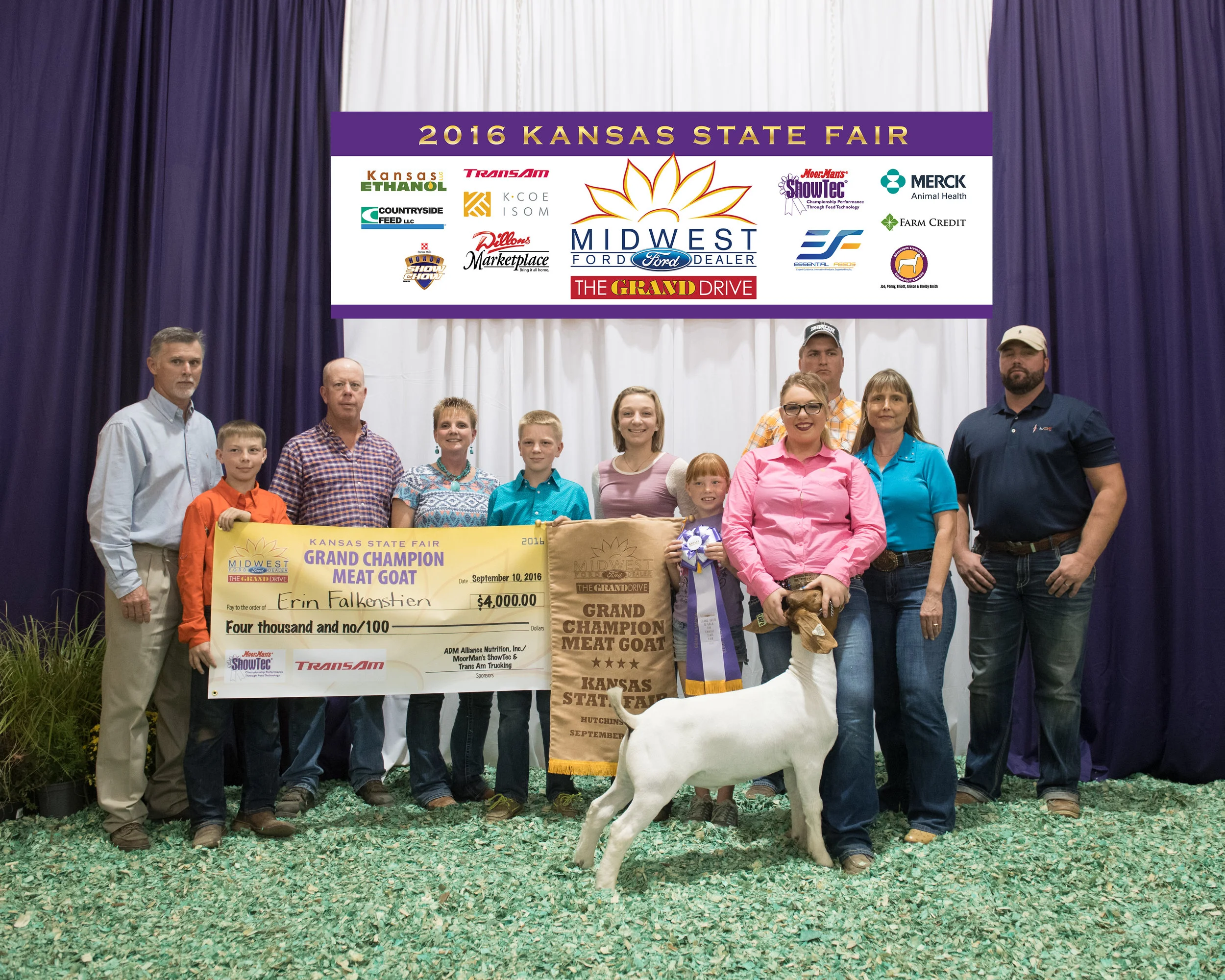 2016 Kansas State Fair Grand Champion Raised by Shrank Show Goats. We are using these genetics in our 2017 kidd crop.