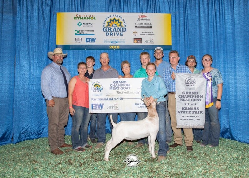 Kansas State Fair Grand Champion Market Goat