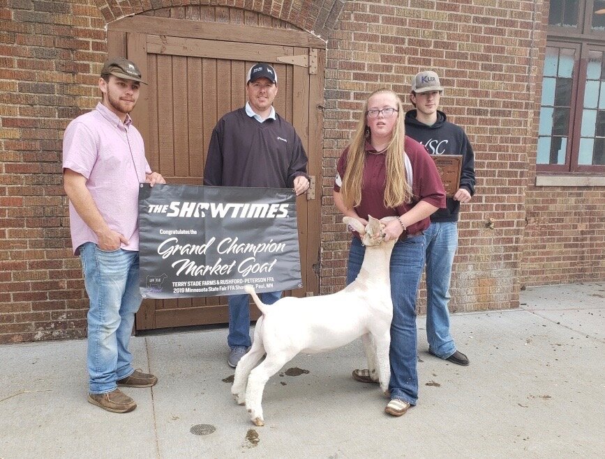 Minnesota State Fair Champion Market Goat FFA Show