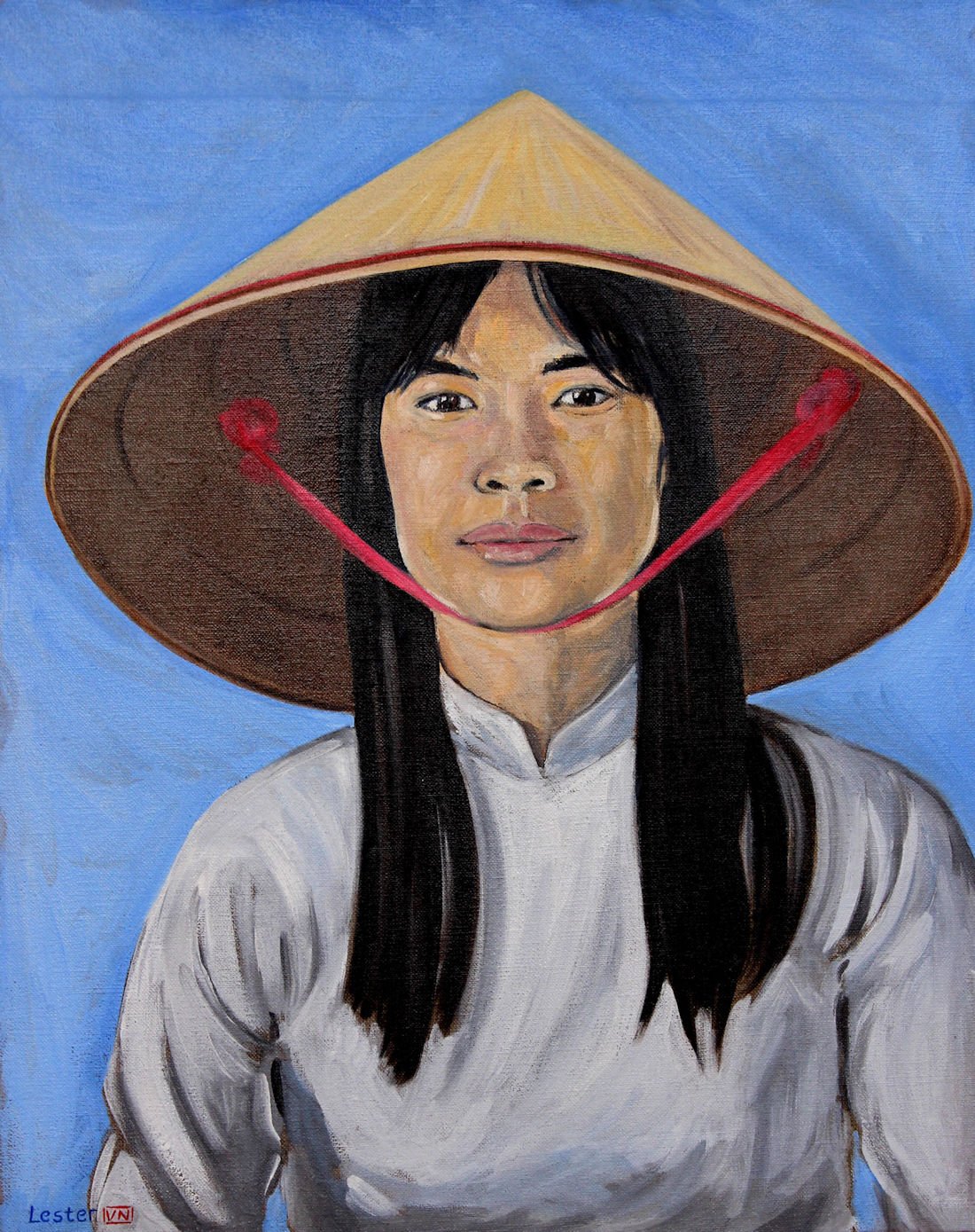 Portrait of a Vietnamese woman