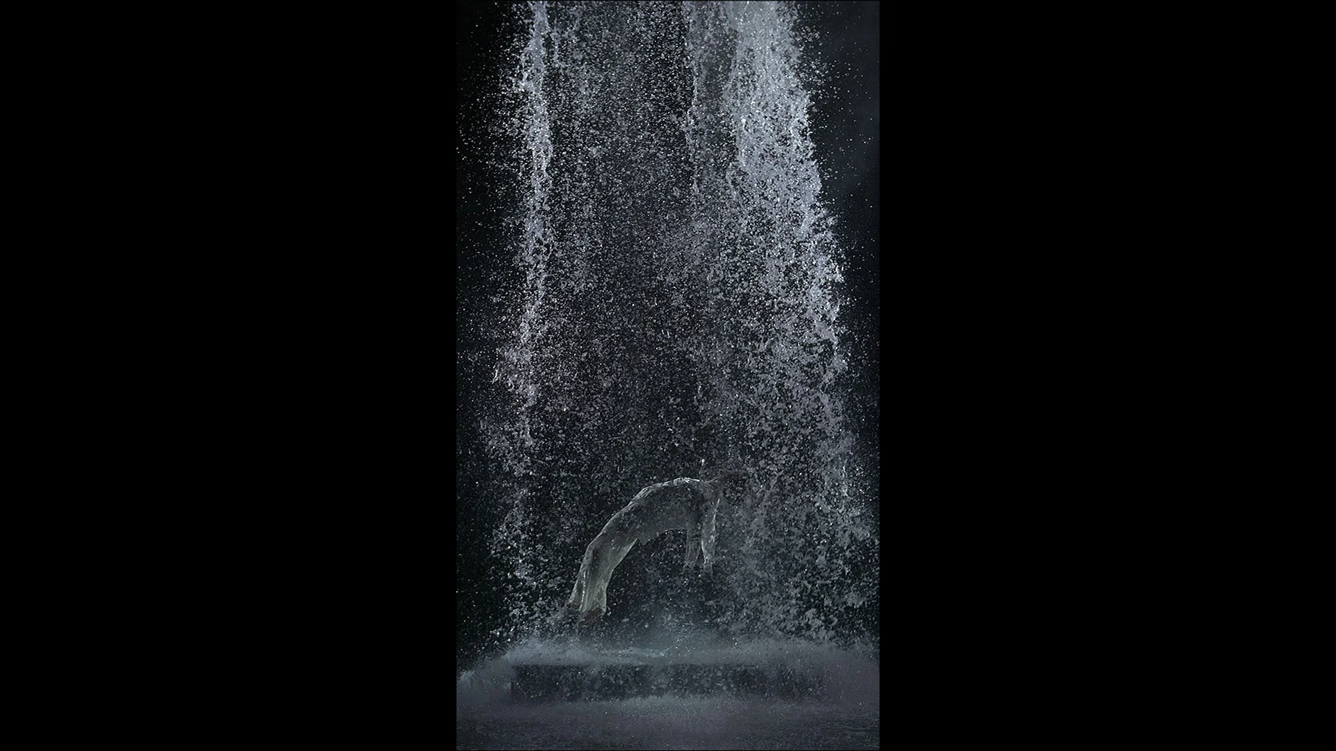 Bill Viola, Tristan’s Ascension (The Sound of a Mountain Under a Waterfall) (2005). Video/sound installation. Performer: John Hay. Courtesy Bill Viola Studio. Photo: Kira Perov.
